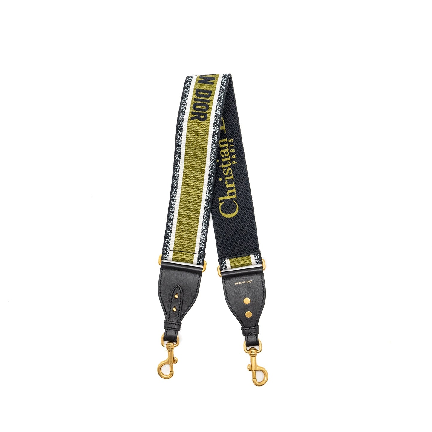 Luxury Dior Shoulder Strap Canvas Embroidered Green/Black/Multicolour GHW