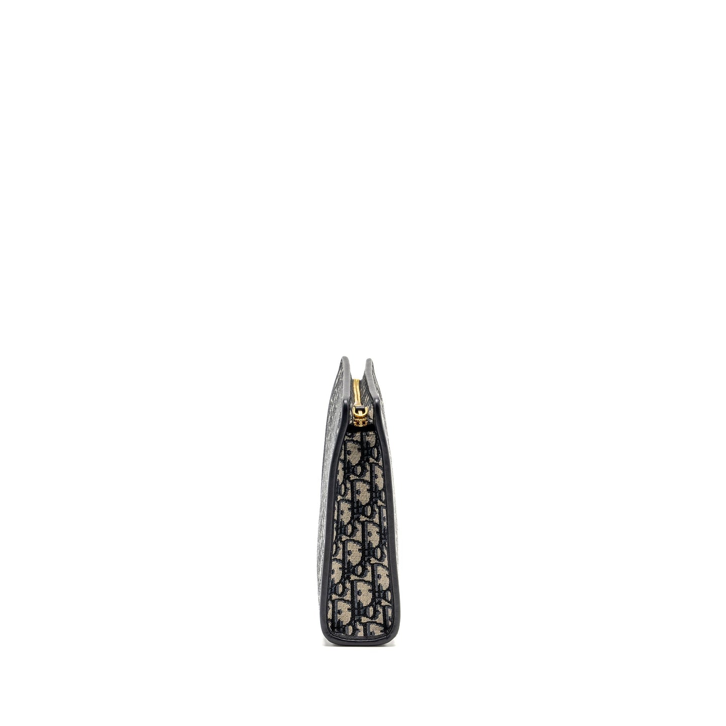 Luxury Dior 30 Montaigne Dea Pouch Blue Oblique Jacquard GHW