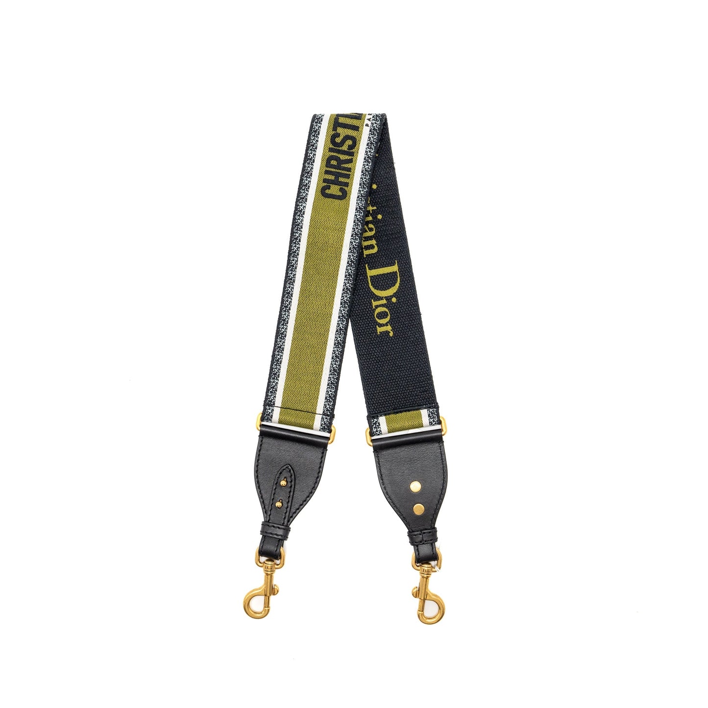 Luxury Dior Shoulder Strap Canvas Embroidered Green/Black/Multicolour GHW