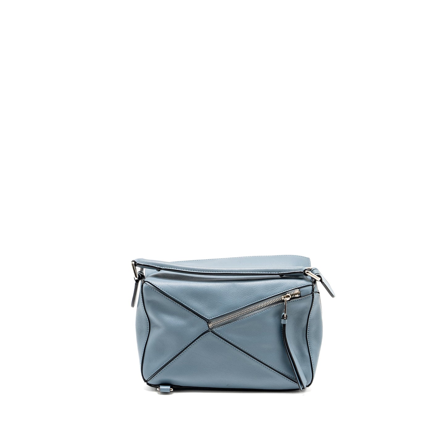 Loewe Small Puzzle Bag Calfskin Light Blue SHW