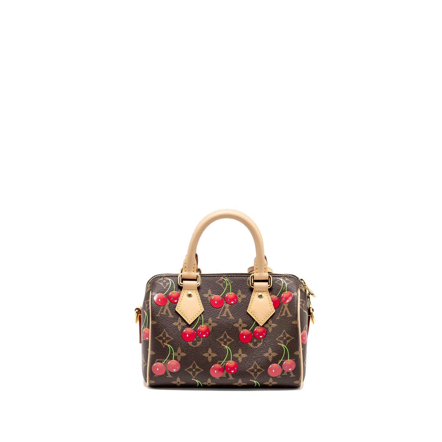Louis Vuitton x Takashi Murakami Speedy Bandouliere 20 Monogram Cherry Coated Canvas Multicoloured GHW