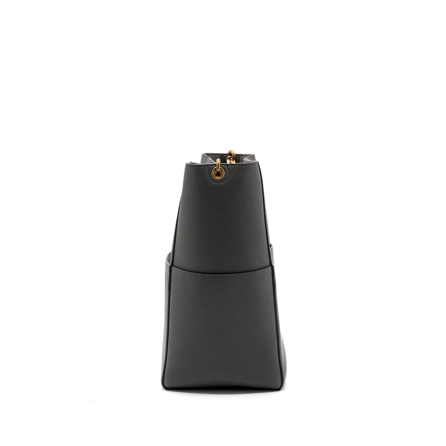 Celine Sangle Bucket Grained Calfskin Grey GHW