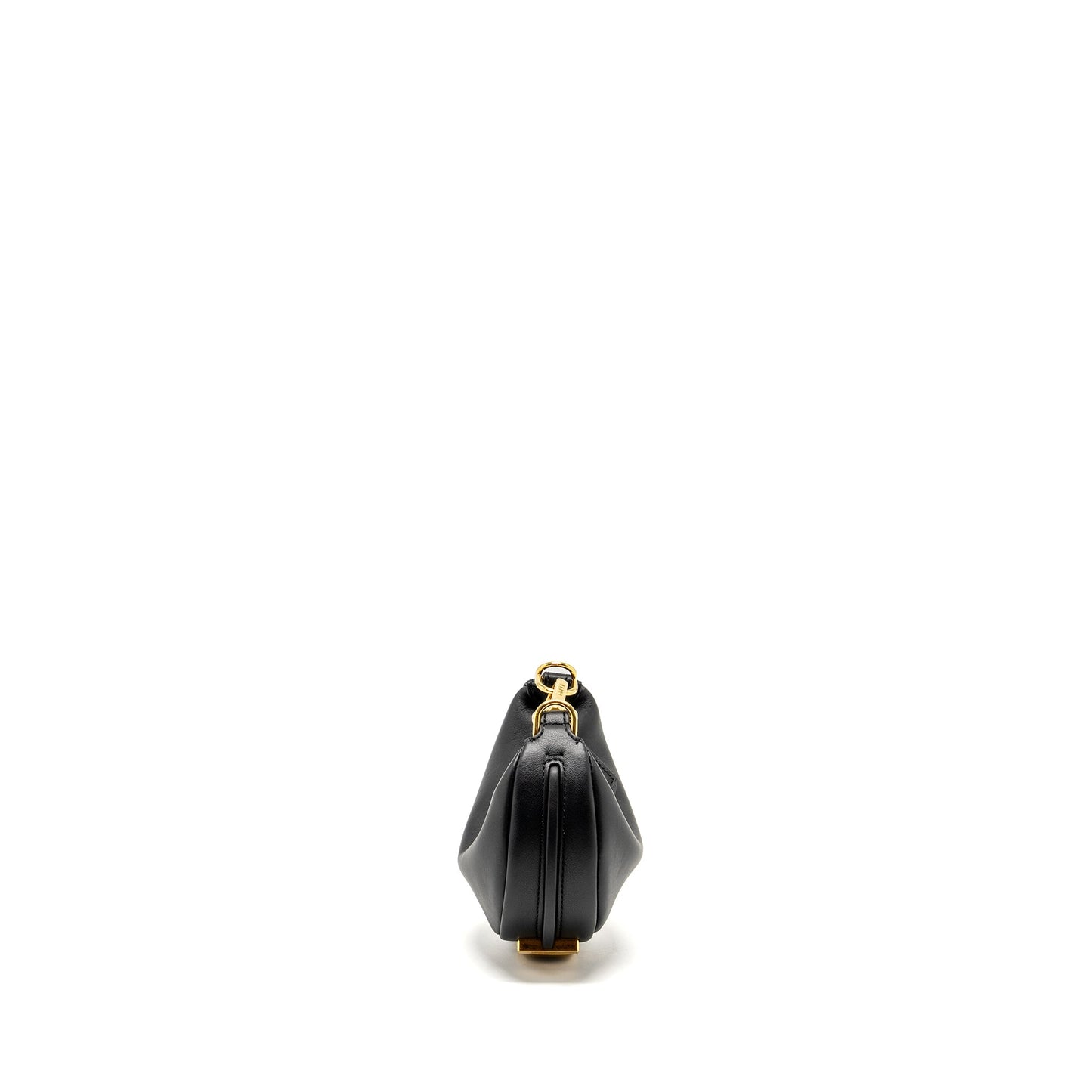 Fendi Nano Fendigraphy Leather Charm Calfskin Black GHW