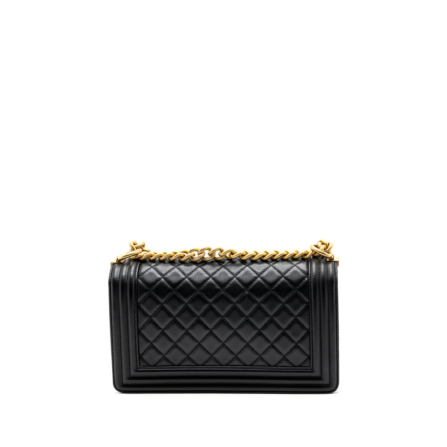 Chanel Medium Boy Bag Calfskin Black GHW