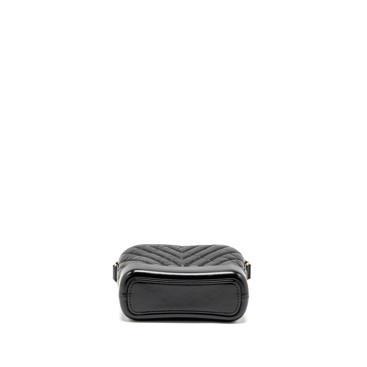 Chanel Small Gabrielle Hobo Bag Chevron Calfskin Black Multicolour Hardware