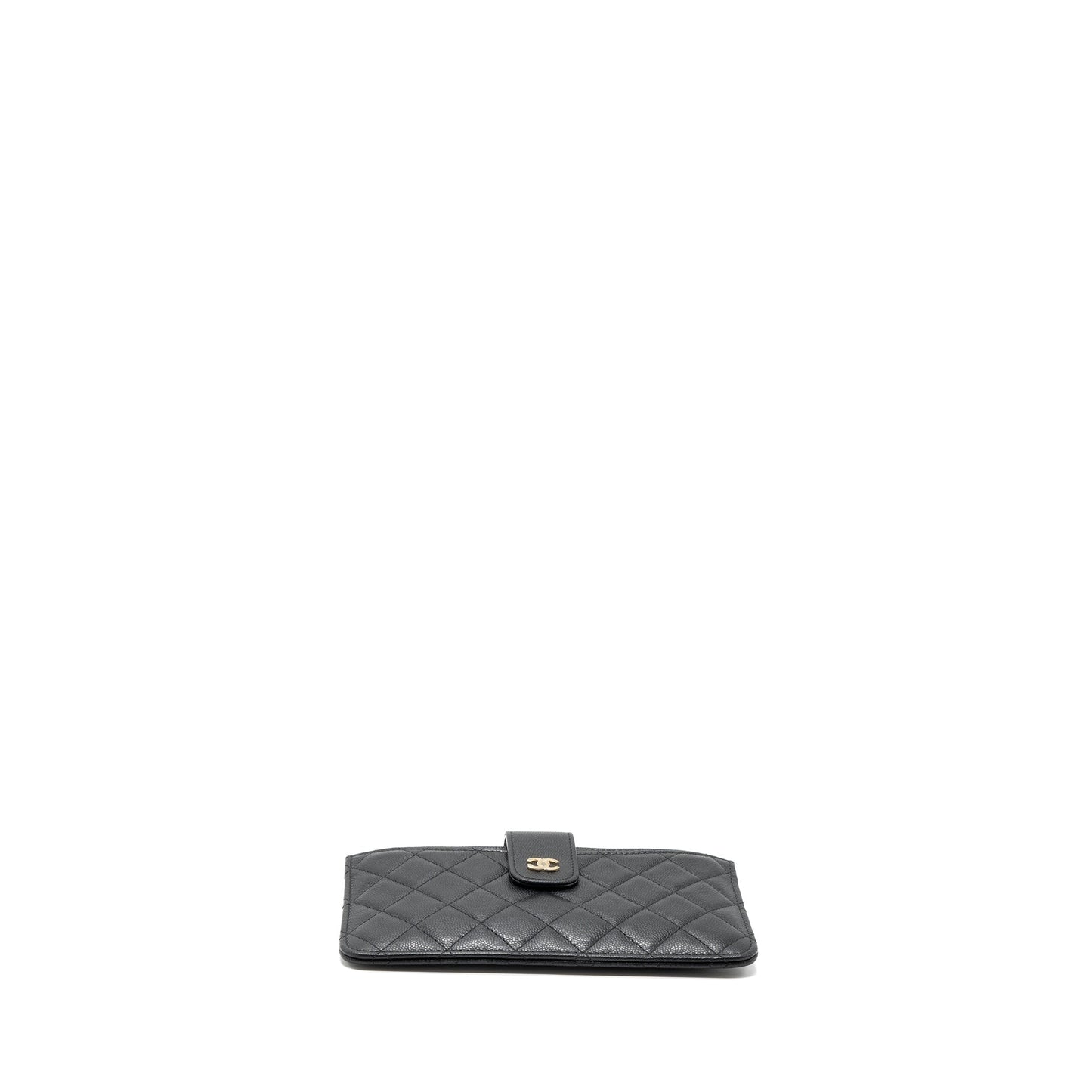 Chanel Clutch Wallet Caviar Black LGHW