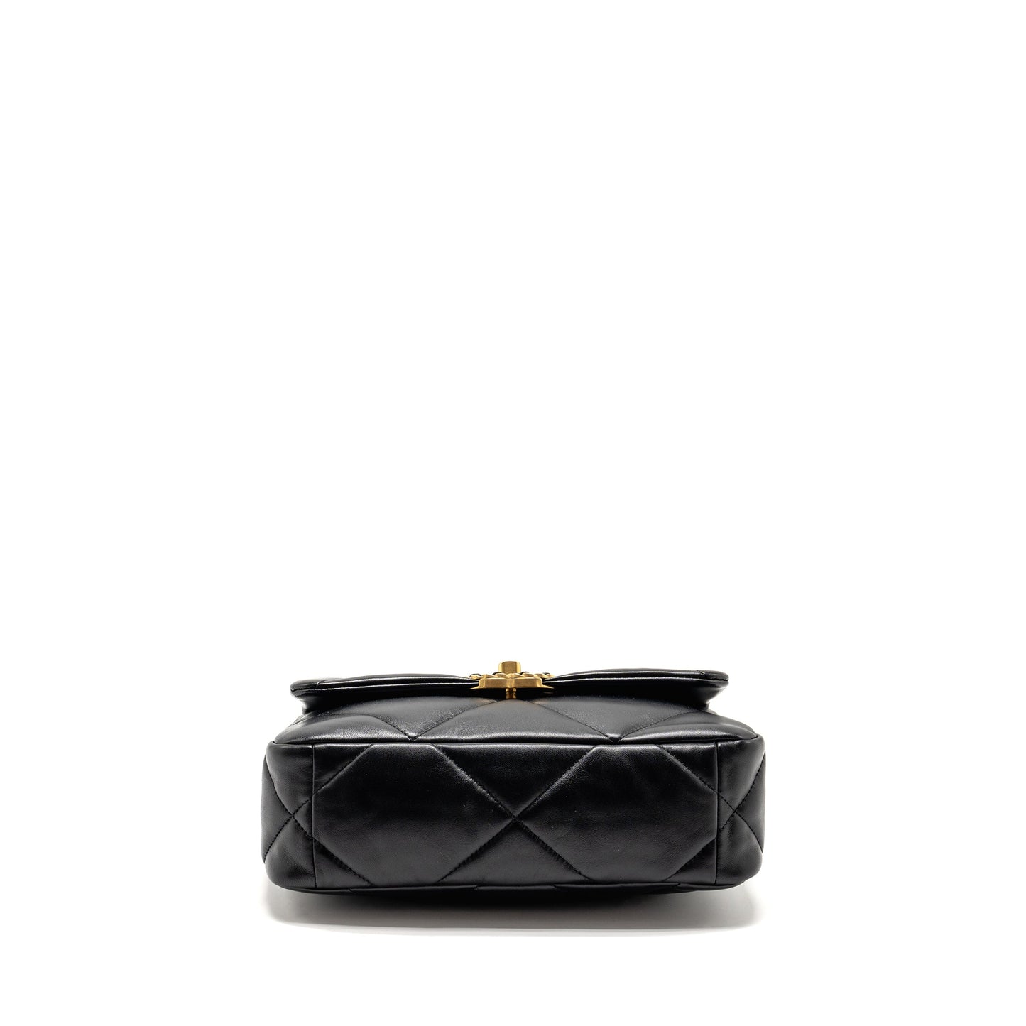 Chanel Small 19 Bag Lambskin Black Multicolor hardware (microchip)