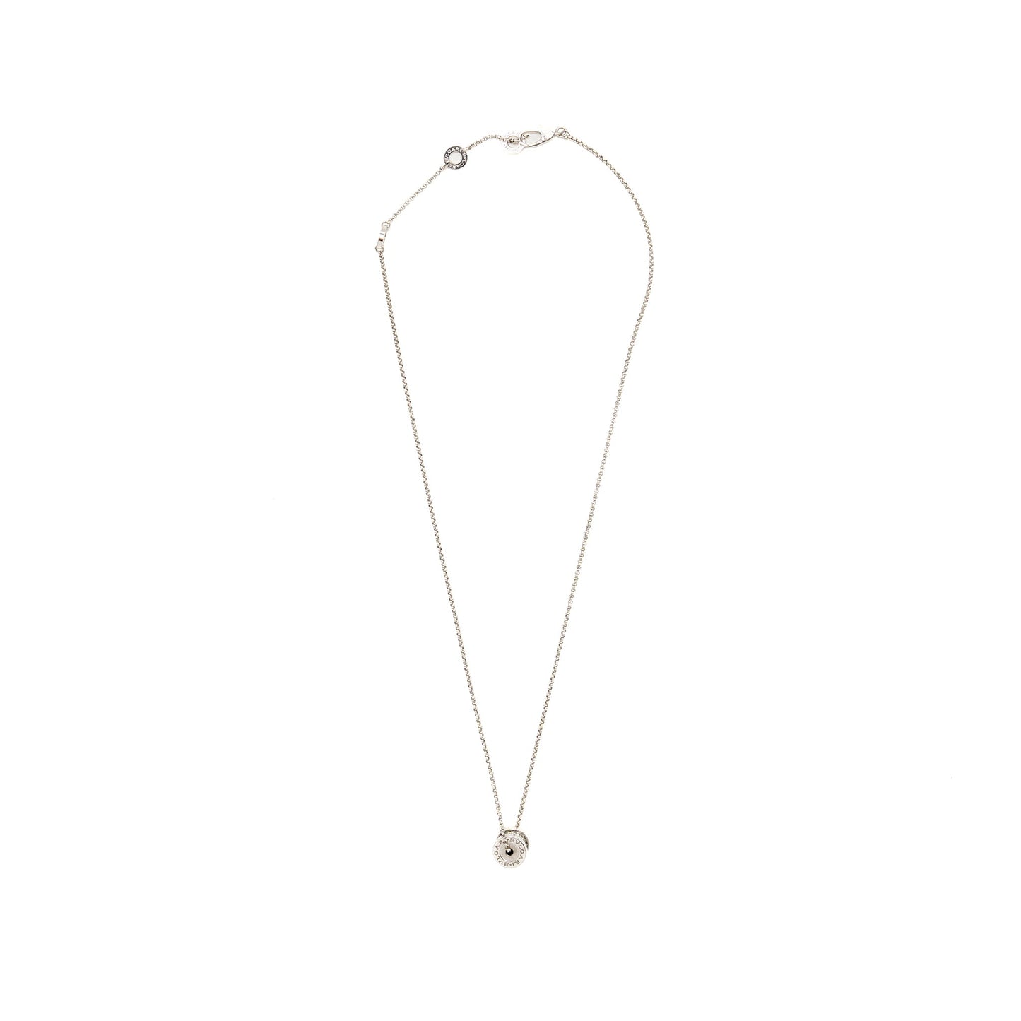 Bvlgari Mini B.zero Necklace white gold paved diamonds
