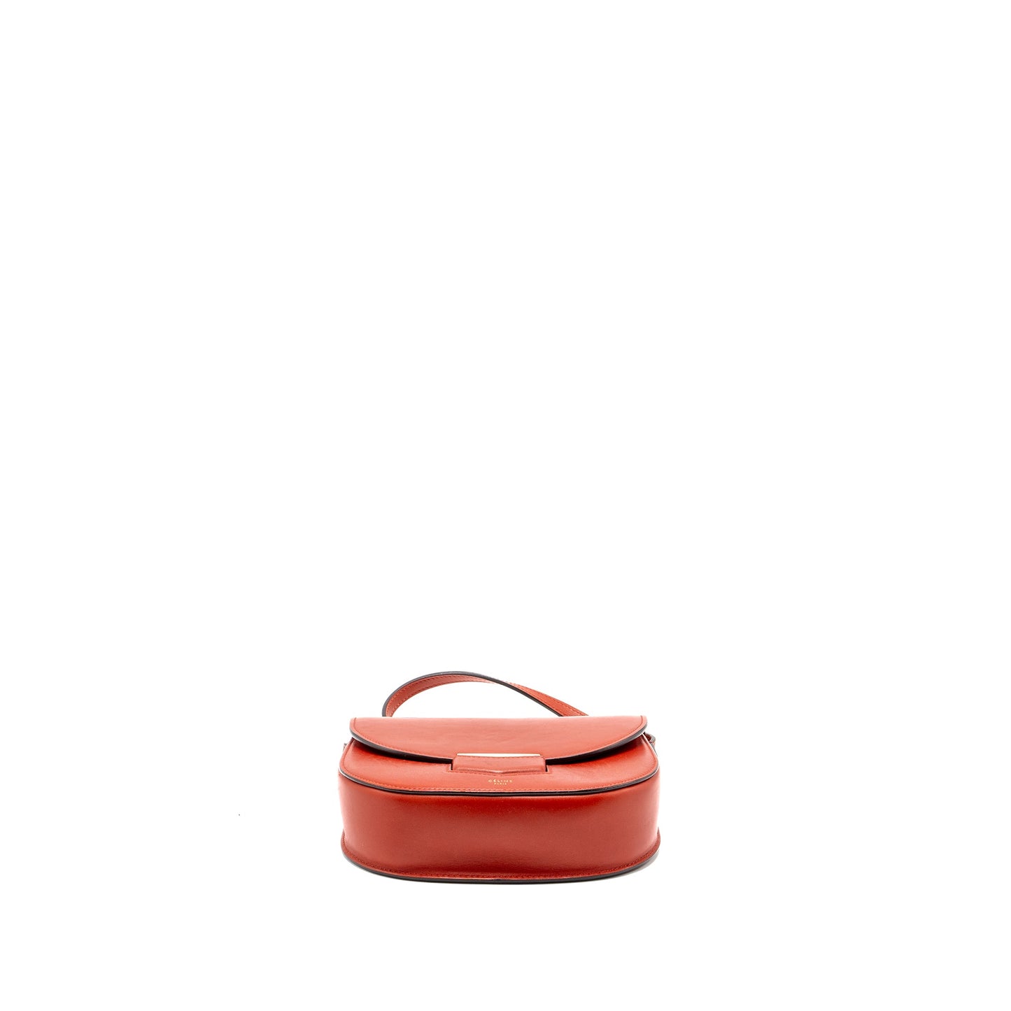 Celine Troutteur bag leather red GHW