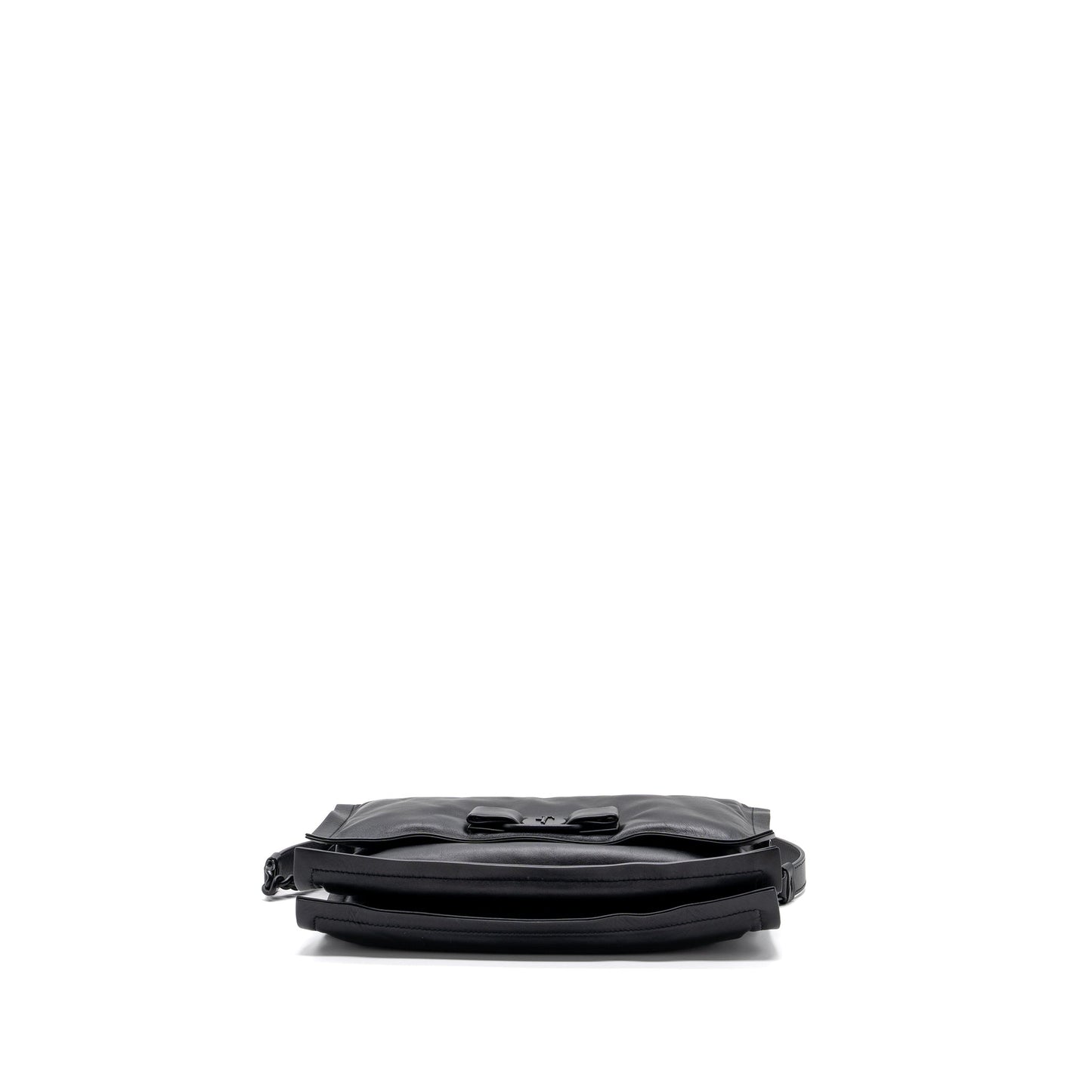 Salvatore Ferragamo Small Viva Bow Shoulder Bag Black with Black Hardware