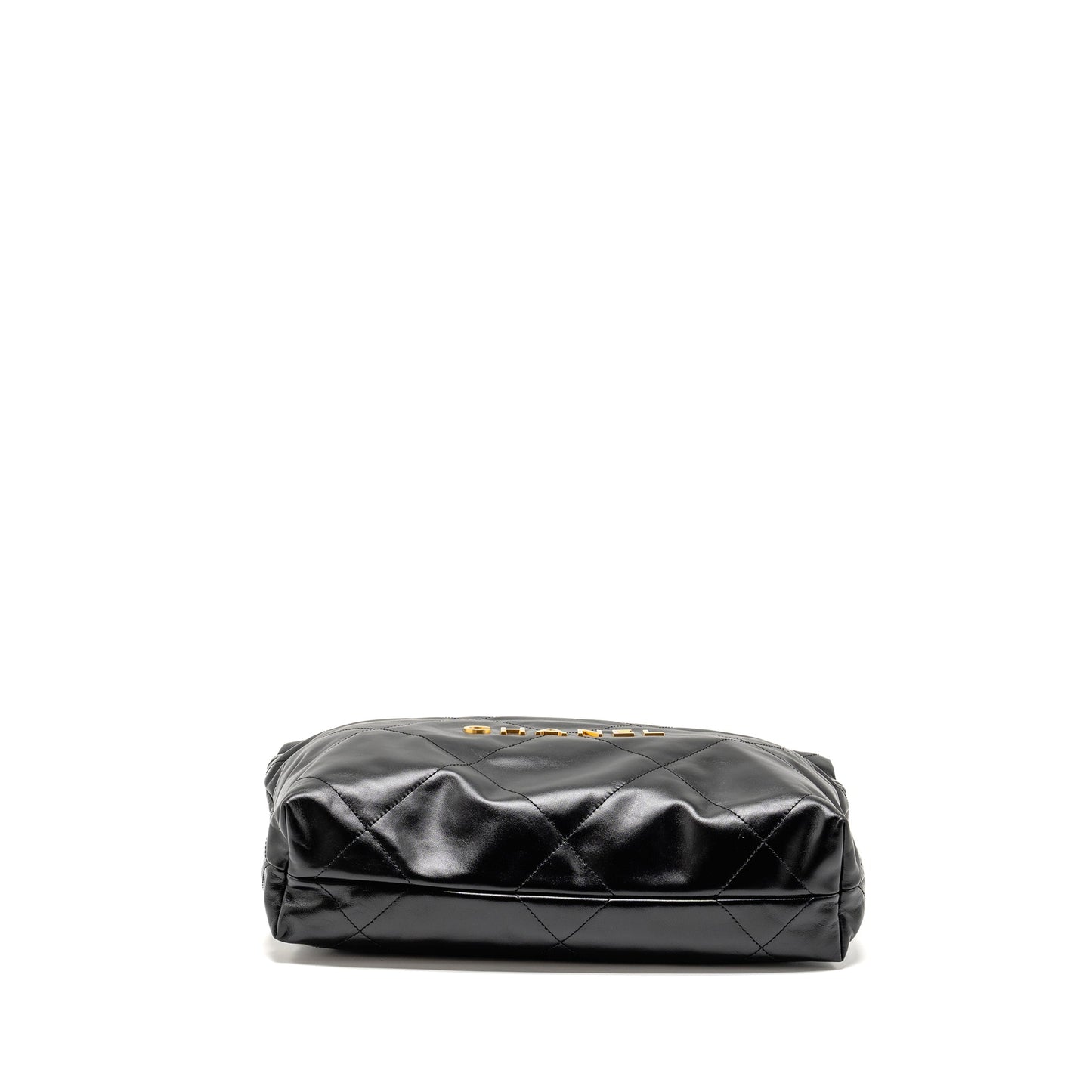 Chanel Small 22Bag Shiny Calfskin BLACK GHW (Microchip)