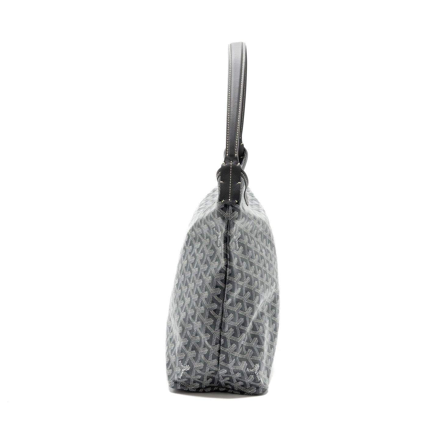Goyard Boheme Hobo Pm Goyardine Canvas Gris SHW