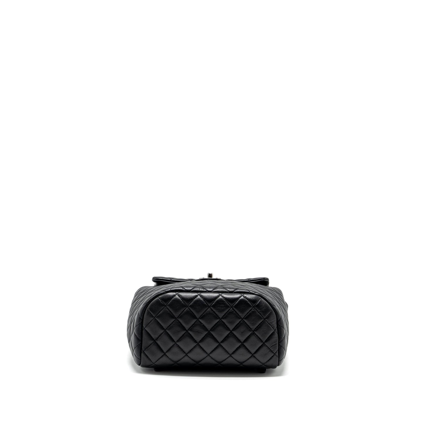 Chanel small urban spirit backpack lambskin black with black hardware
