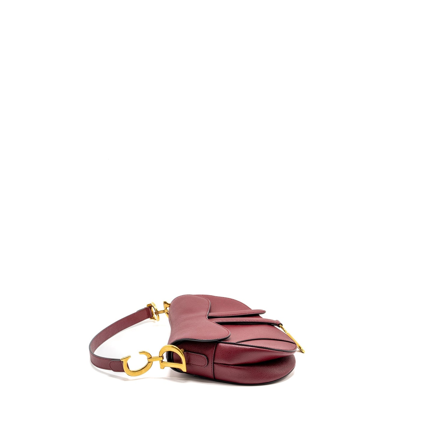 Luxury Dior Medium Saddle Bag Calfskin Red GHW