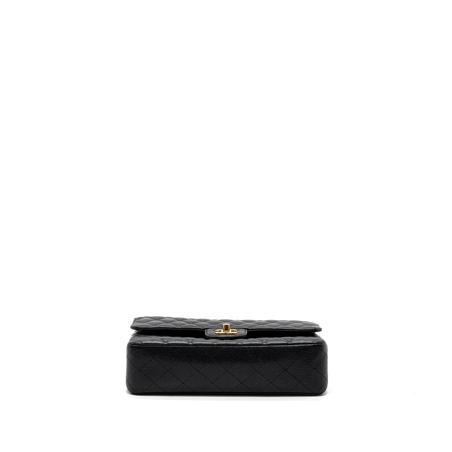 Chanel medium classic double flap bag caviar GHW