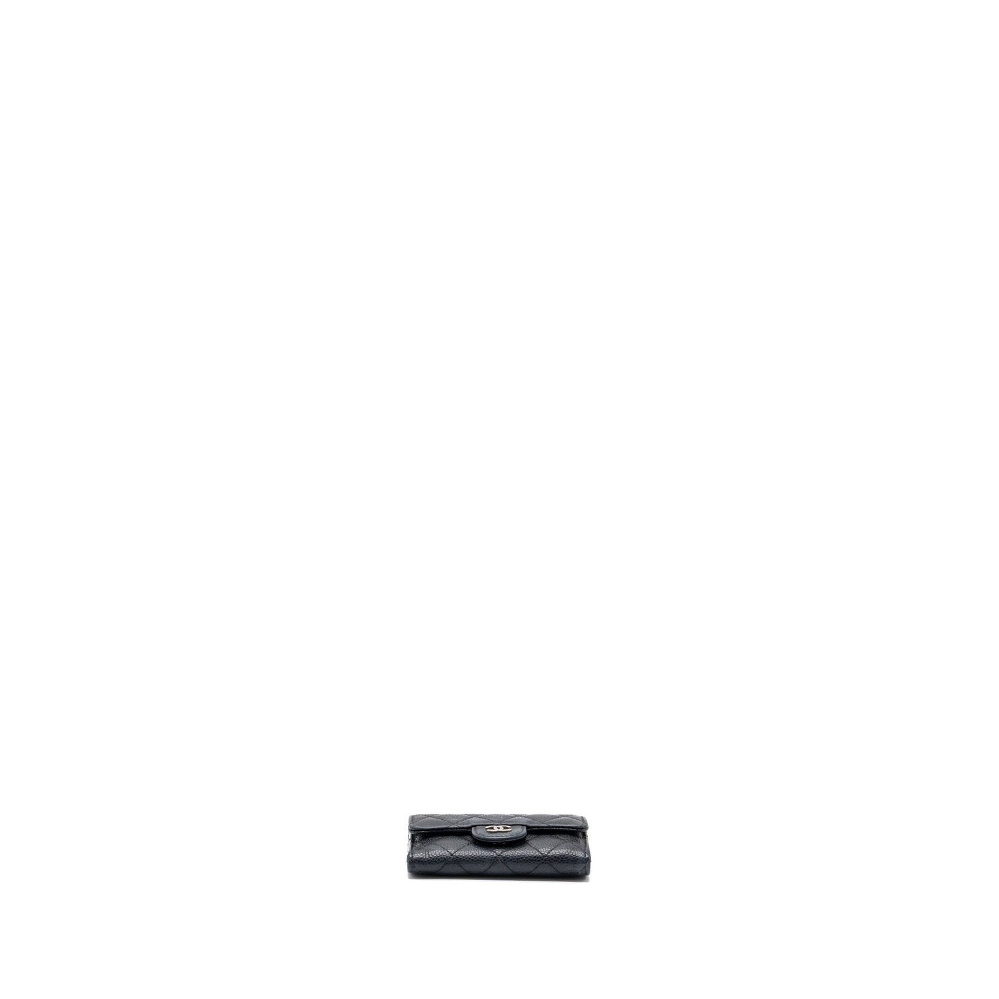 CHANEL CLASSIC FLAP CARD HOLDER CAVIAR BLACK SHW