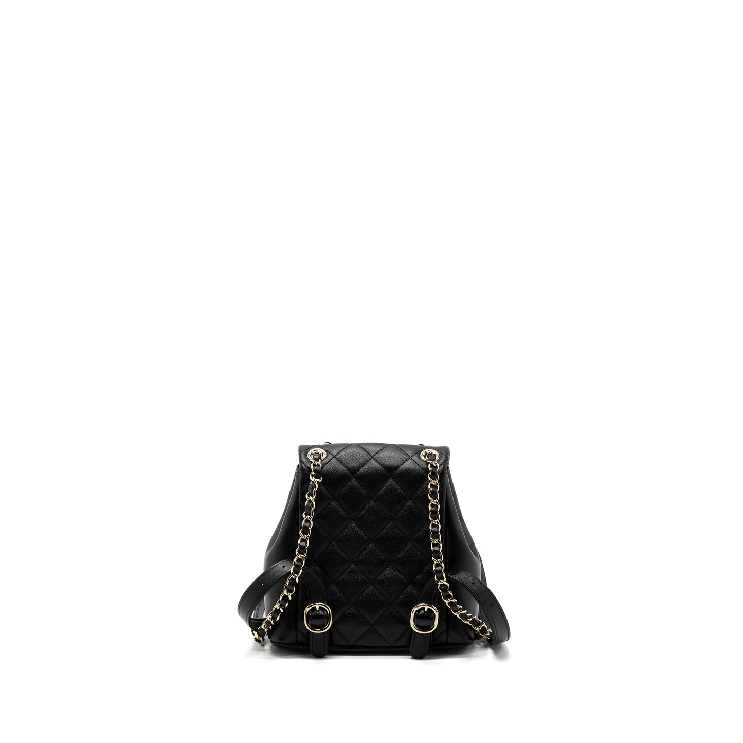 Chanel 23A mini triple pack backpack calfskin black LGHW (microchip )