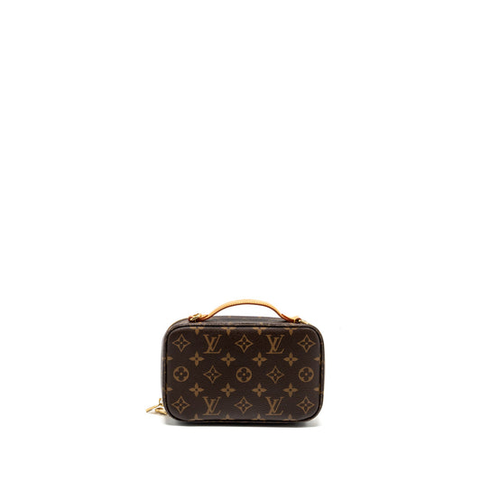 Louis Vuitton utility crossbody bag monogram canvas GHW