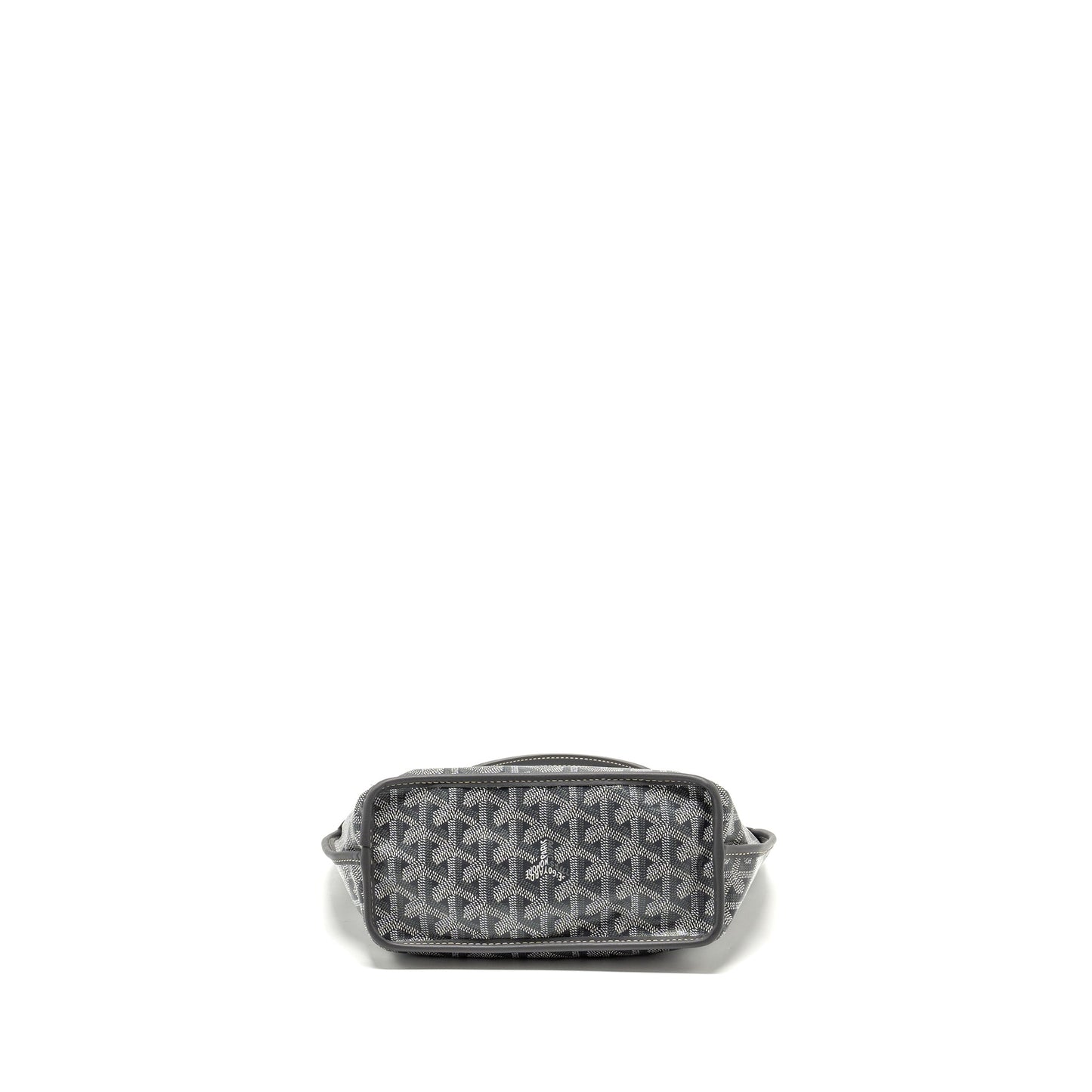 Goyard Mini Anjou Tote Bag Goyardine Canvas/Calfskin Grey SHW