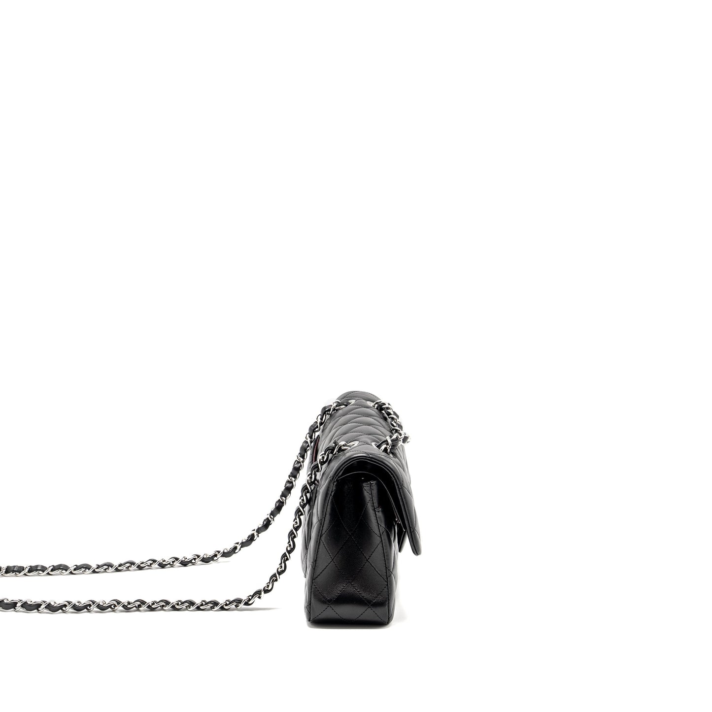 Chanel Small Classic Double Flap Bag lambskin black SHW (microchip)