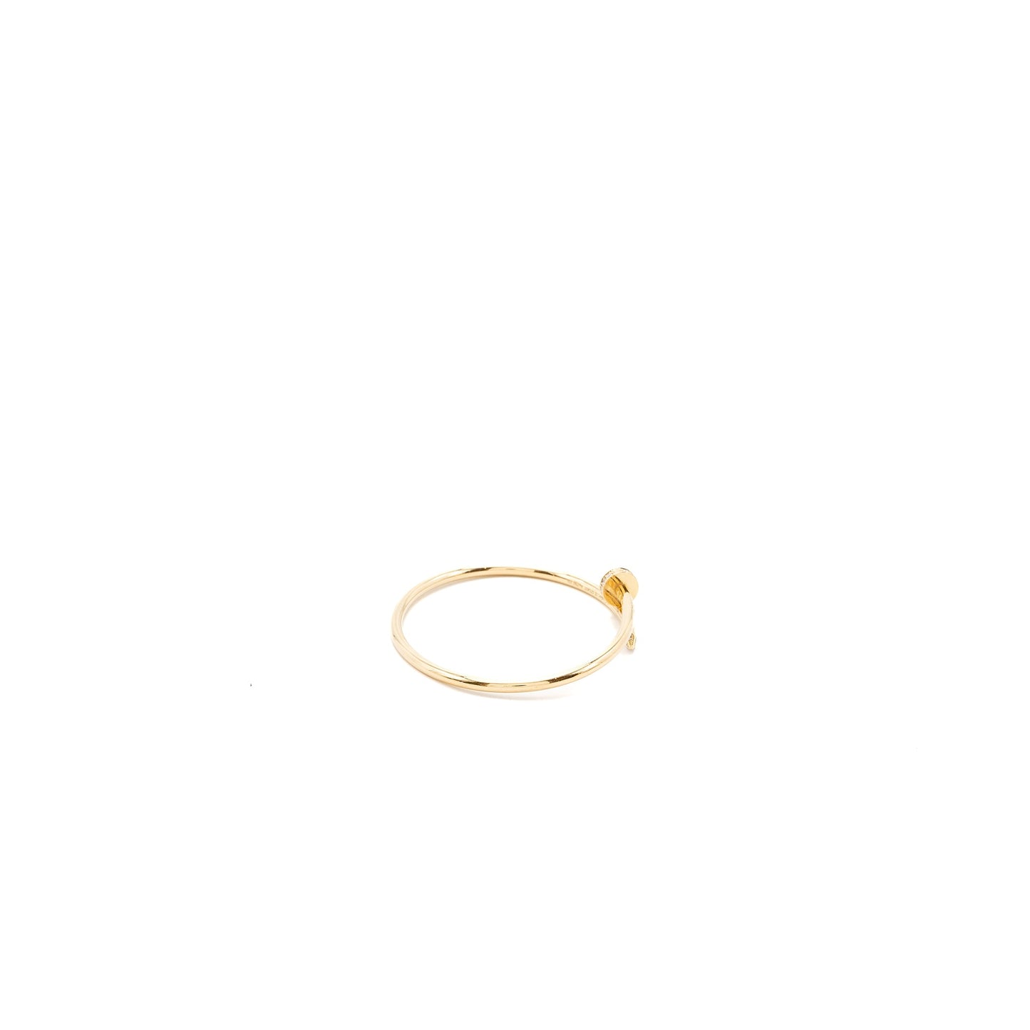 Cartier Size 15 Juste Un Clou Bracelet Small Model Yellow Gold Diamonds