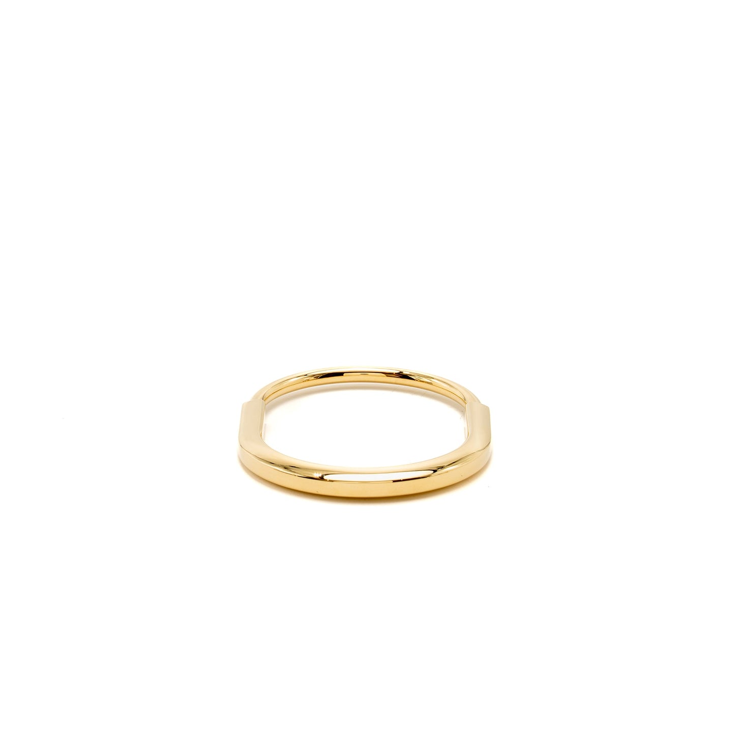Tiffany Size Medium Lock Bangle Yellow Gold