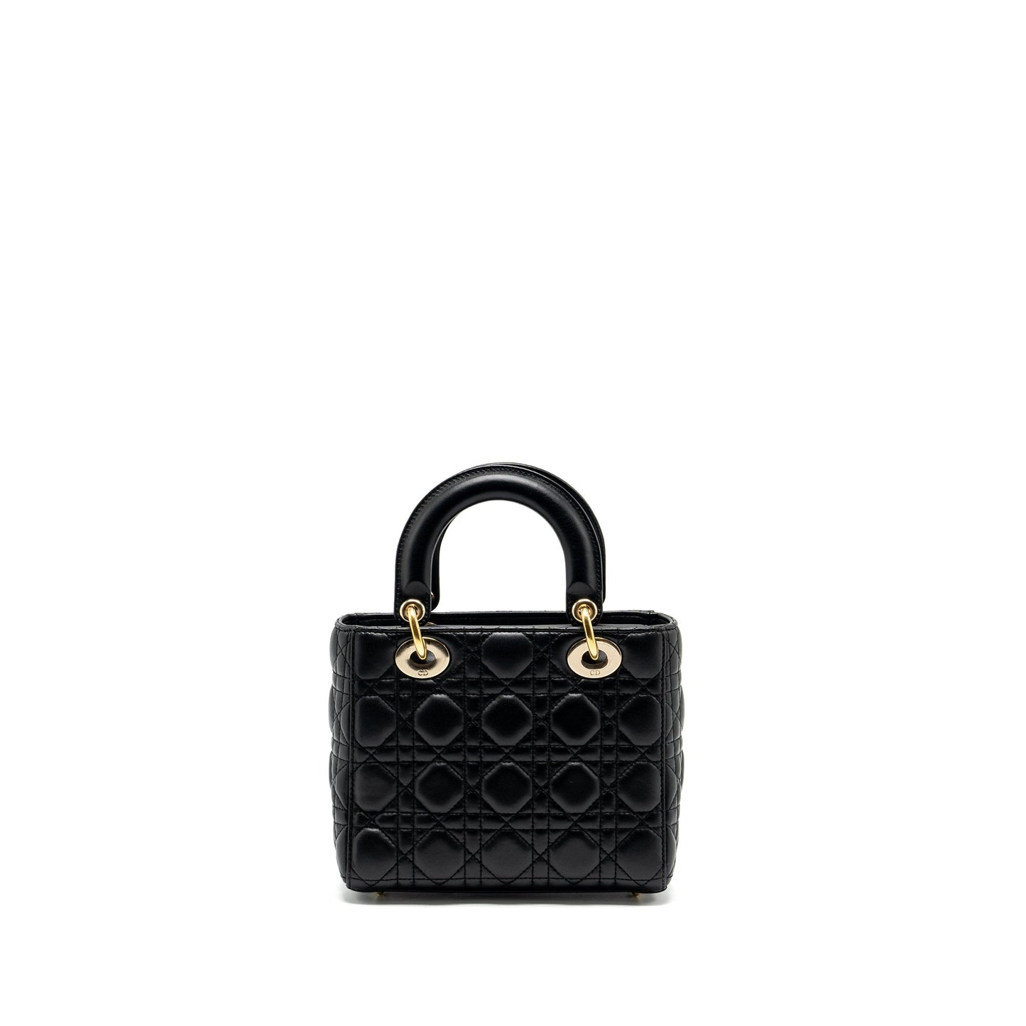 Luxury Dior Small My ABC Lady Luxury Dior Lambskin Black GHW