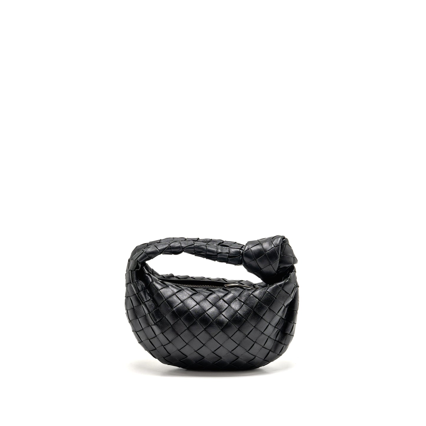 Bottega Veneta Mini Jodie Lambskin Black shw