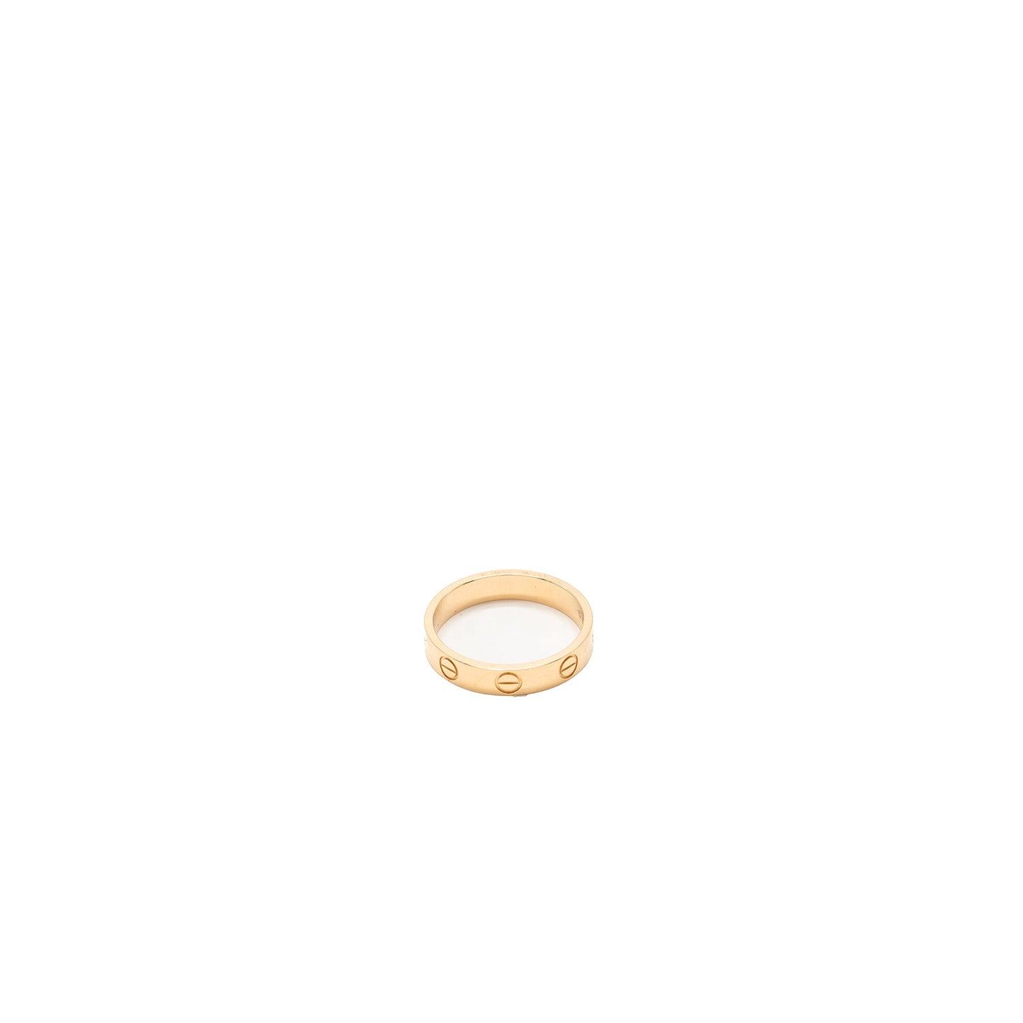 Cartier Size 51 Love Ring Small Model Rose Gold