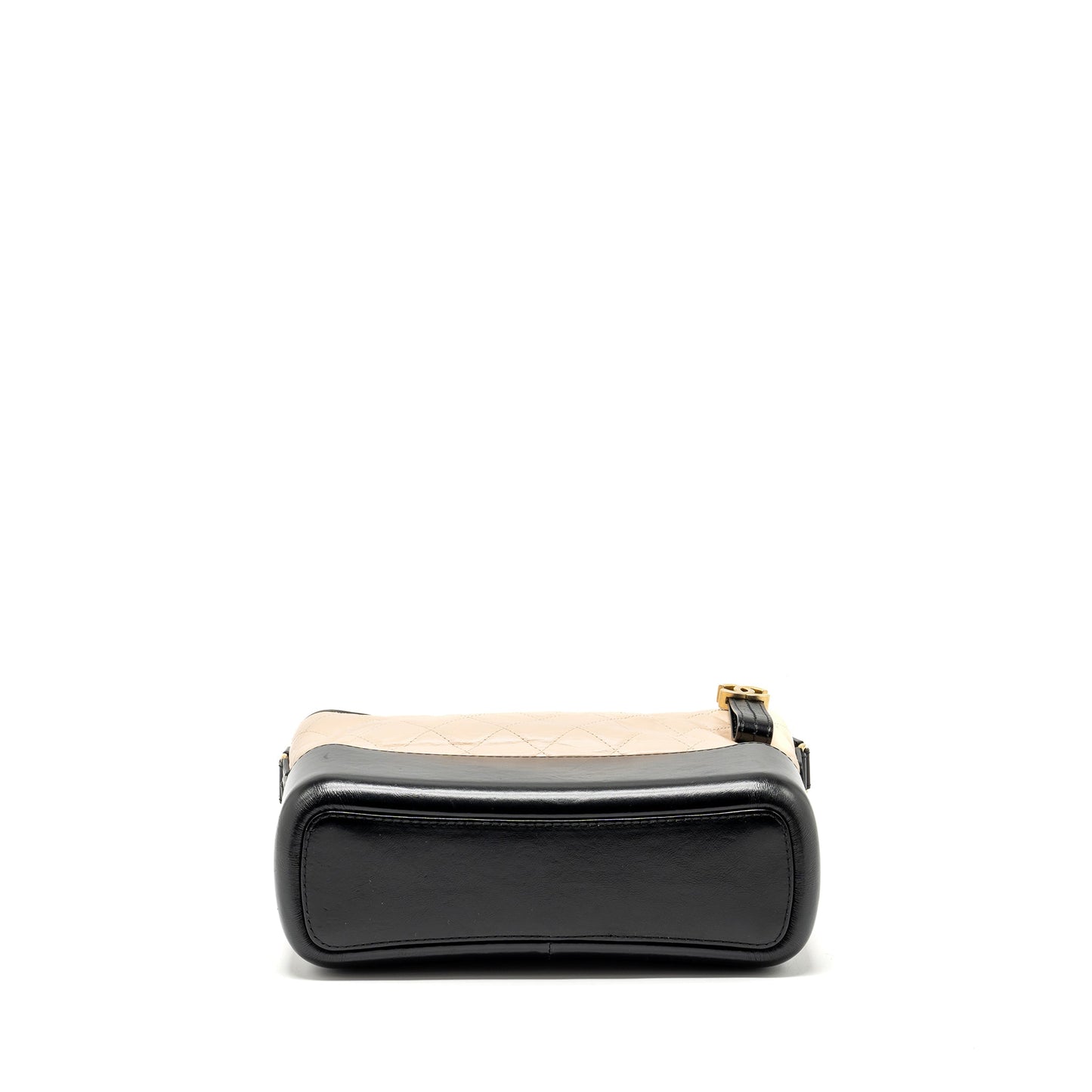 CHANEL Gabrielle Hobo Bag Calfskin Beige Multicolour Hardware