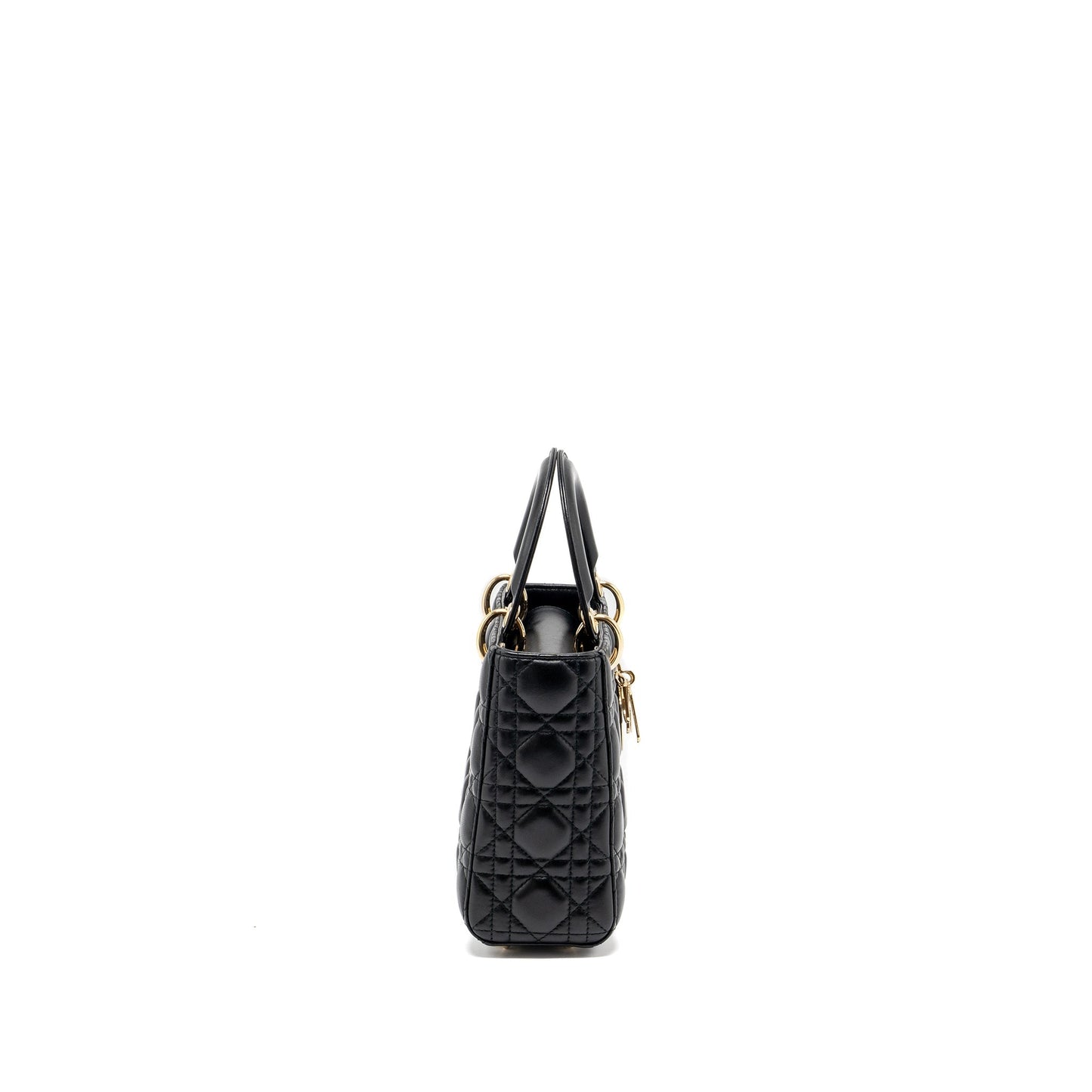 Luxury Dior small my abc lady Luxury Dior lambskin black GHW