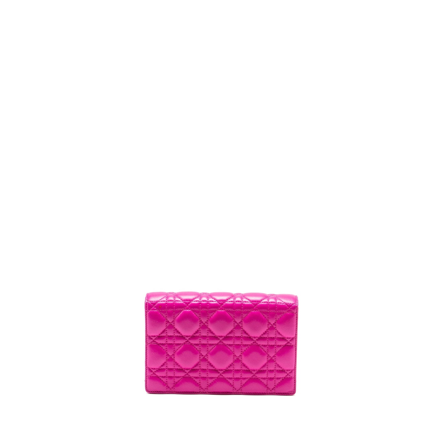 Luxury Dior Luxury Dioraddict Wallet On Chain Lambskin Pink GHW