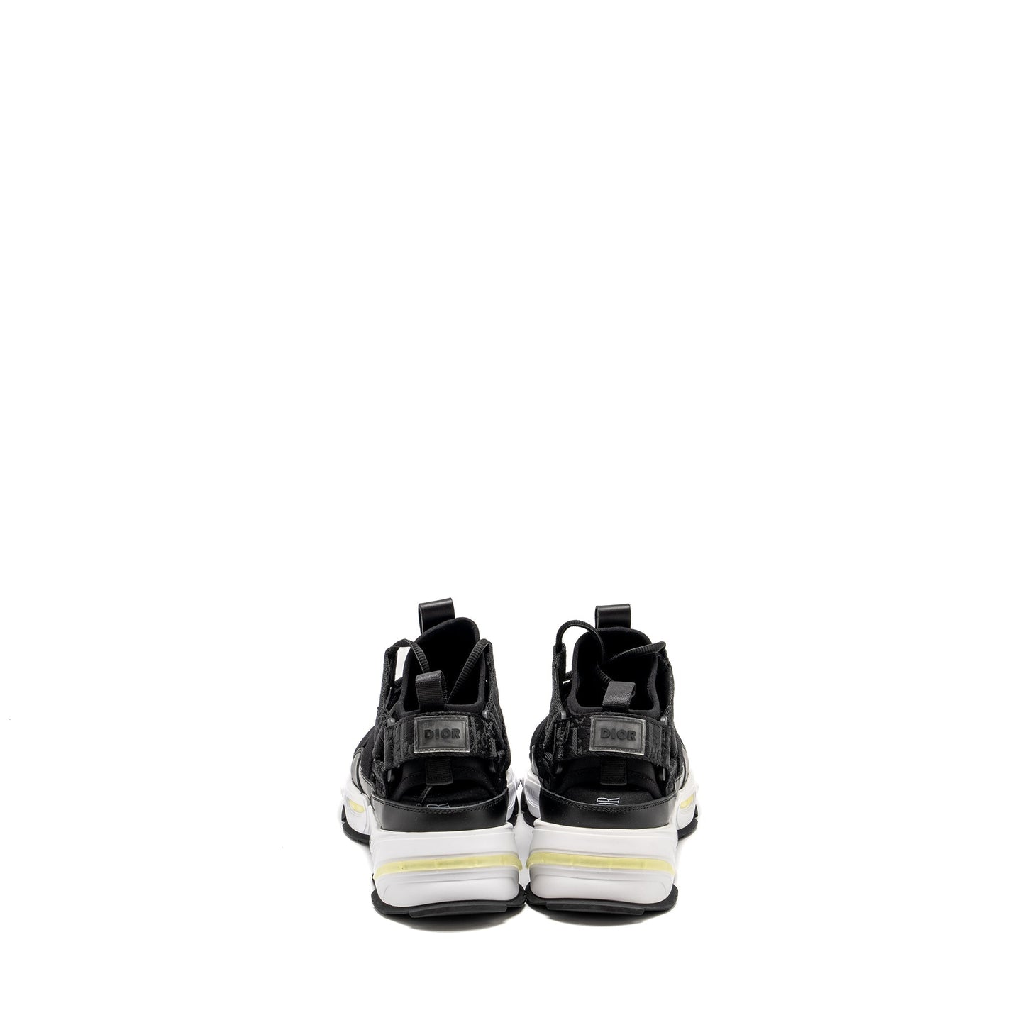 Luxury Dior Size 42 CD Sneaker Neoprene/Leather Black/White