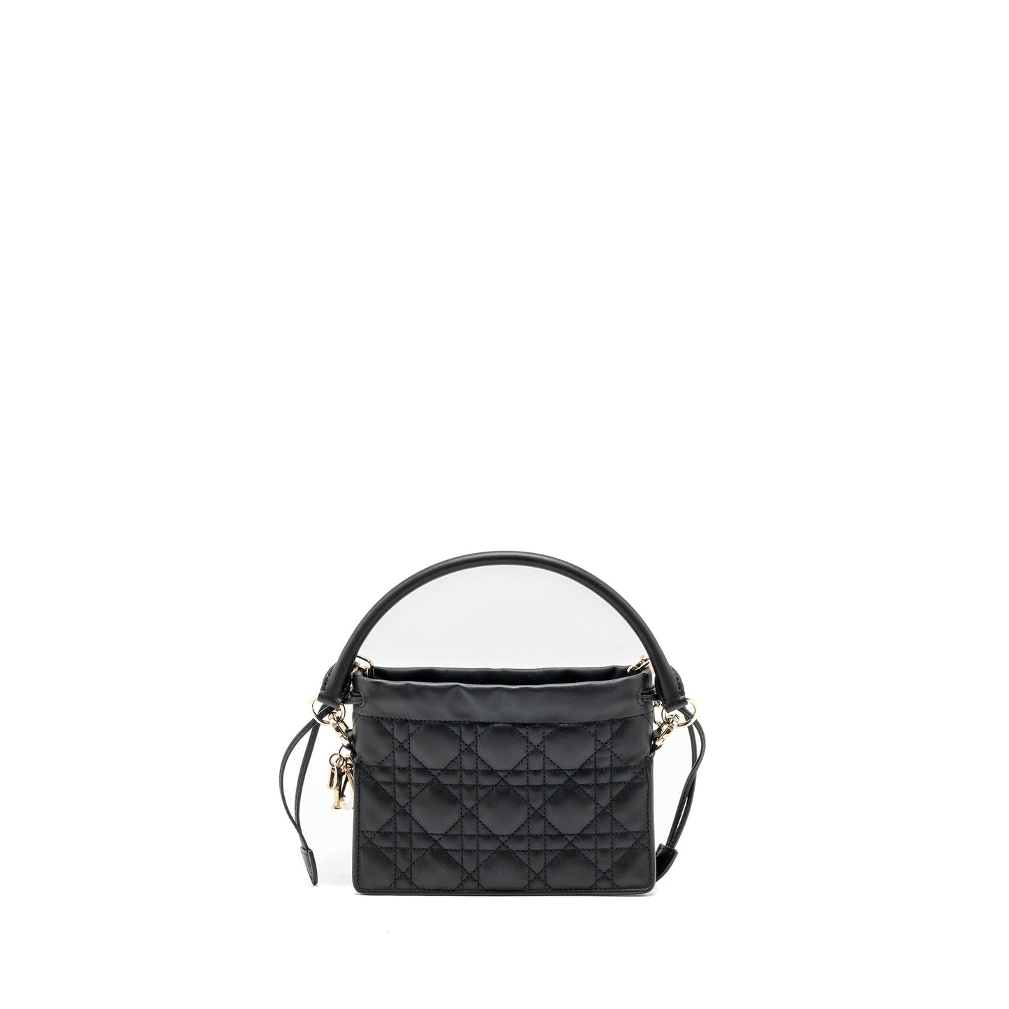 Luxury Dior milly crossbody bag lambskin black LGHW