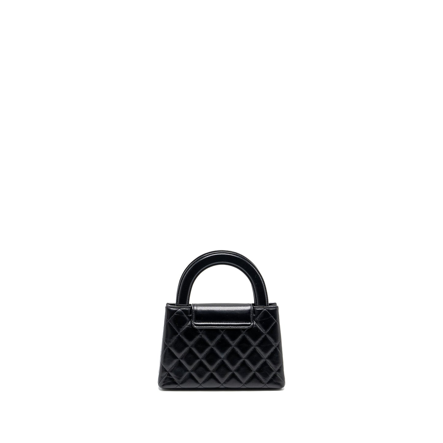 Chanel 23K Mini Shopping Tote Calfskin Black GHW(Microchip)