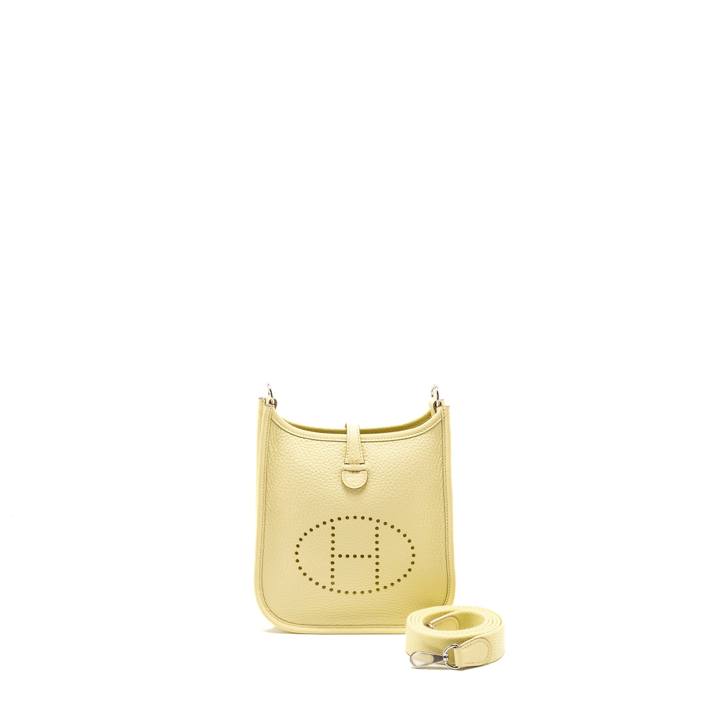 Herme Mini Evelyne Clemence Jaune Milton SHW Stamp W