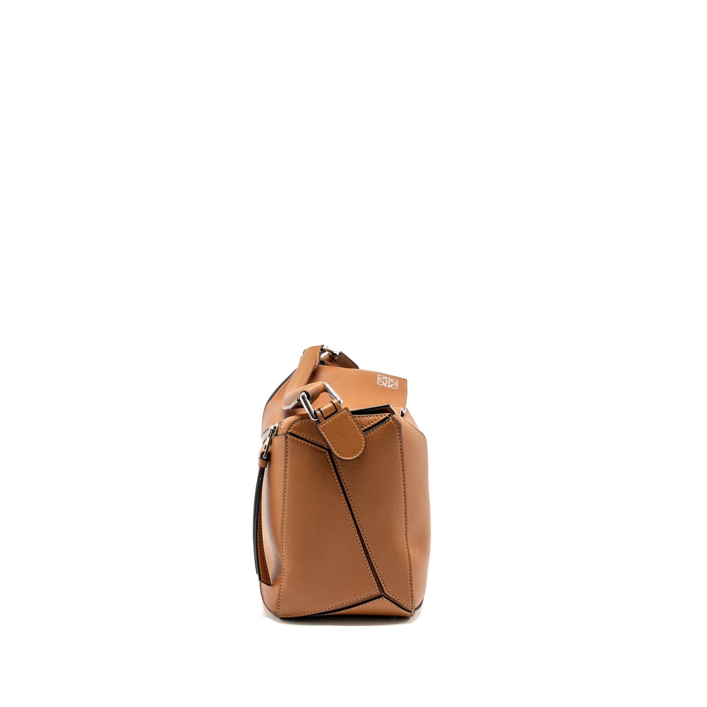Loewe Medium Puzzle Bag Calfskin Tan SHW