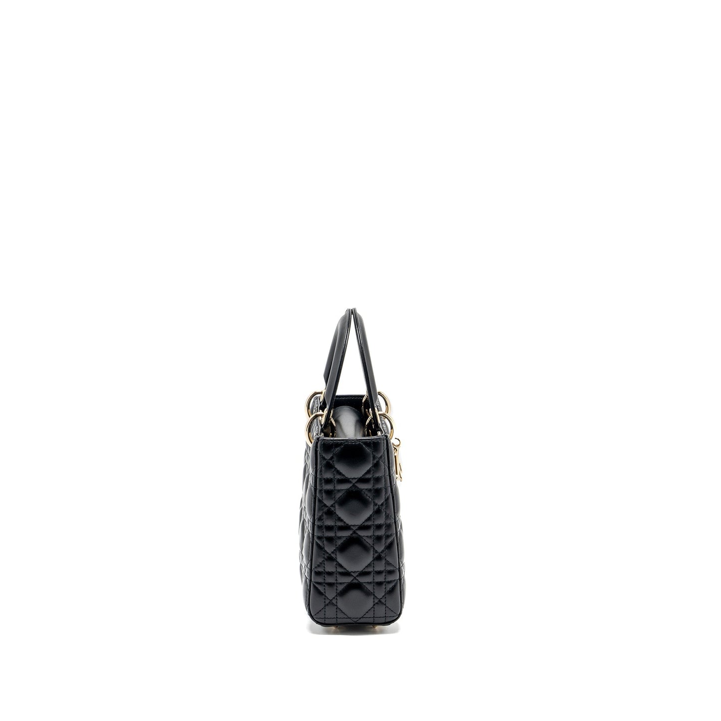 Luxury Dior Small My ABC Lady Luxury Dior Bag Lambskin Black LGHW