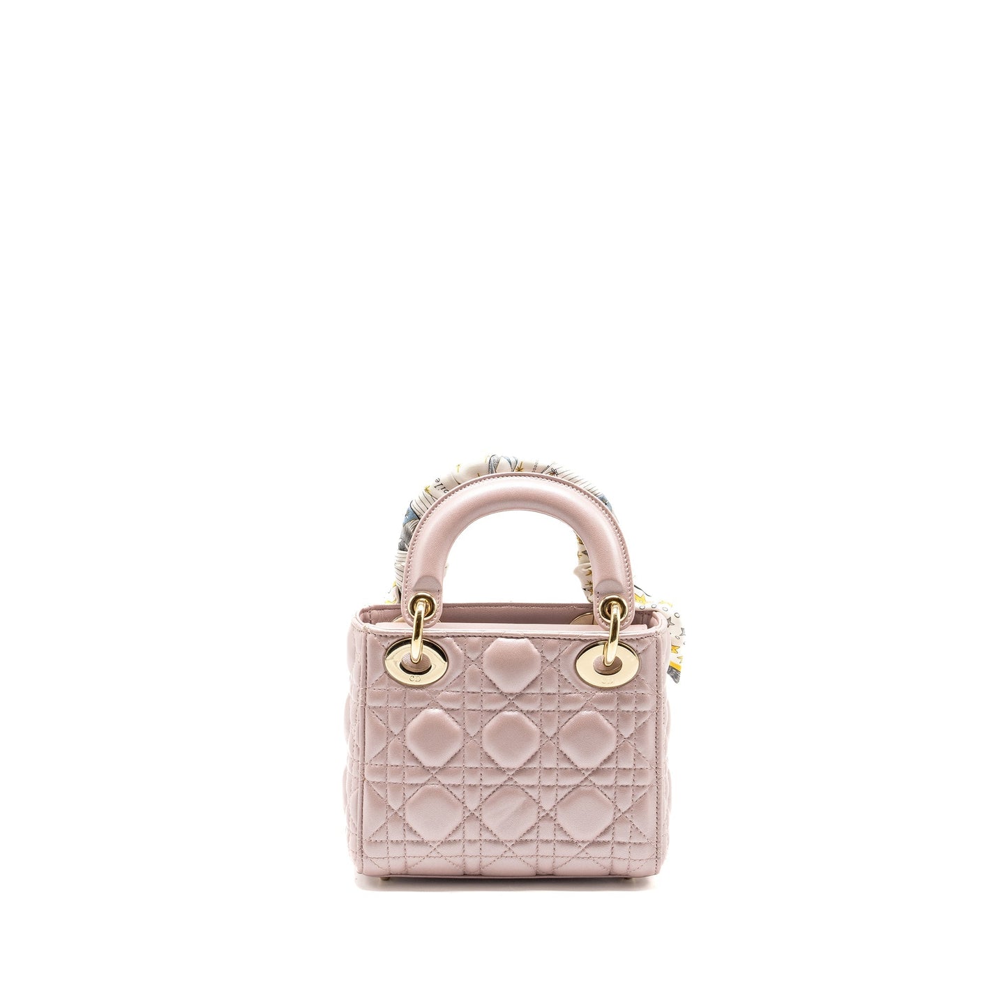Luxury Dior Mini Lady Luxury Dior Lambskin Lotus Pink LGHW