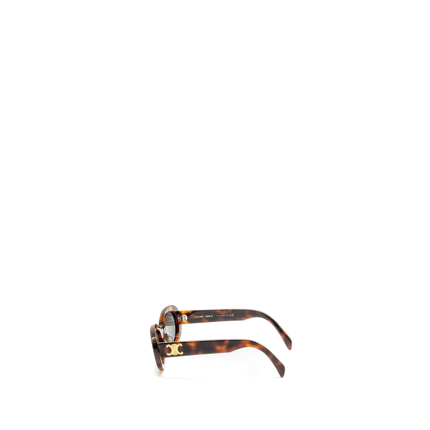 Celine Triomphe 01 sunglasses blonde Havana GHW
