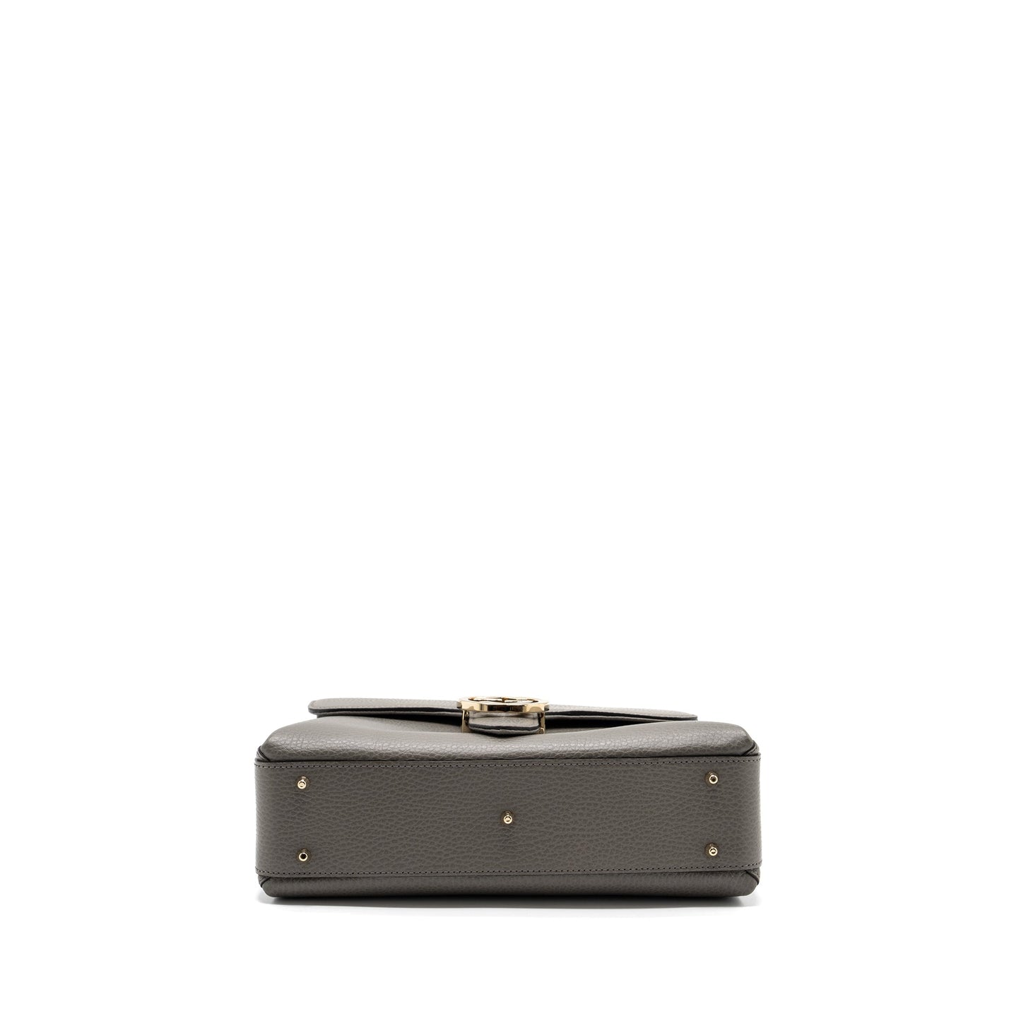 Gucci top handle messanger bag calfskin grey LGHW
