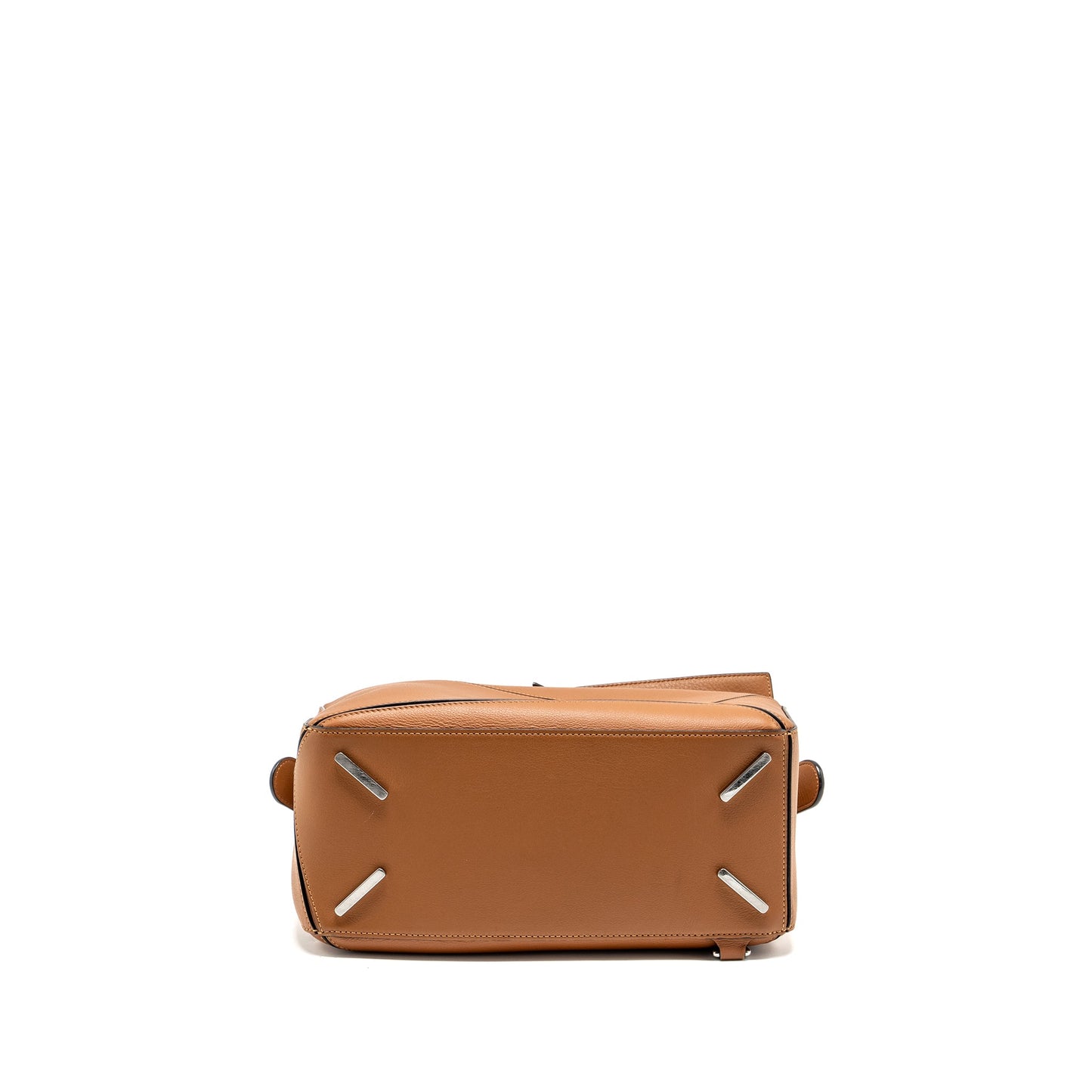 Loewe Medium Puzzle Bag Calfskin Tan SHW