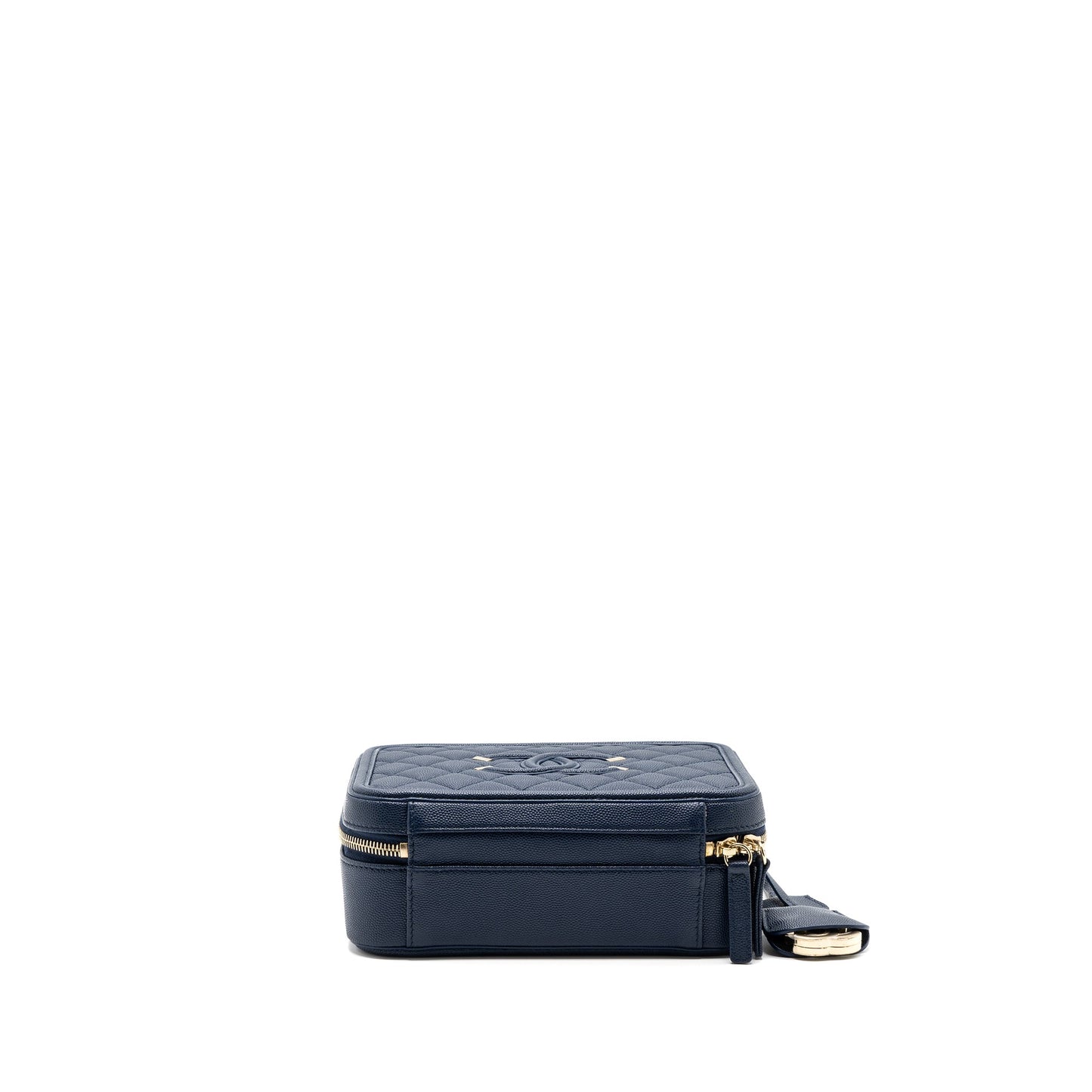 Chanel Filigree camera bag caviar dark blue LGHW
