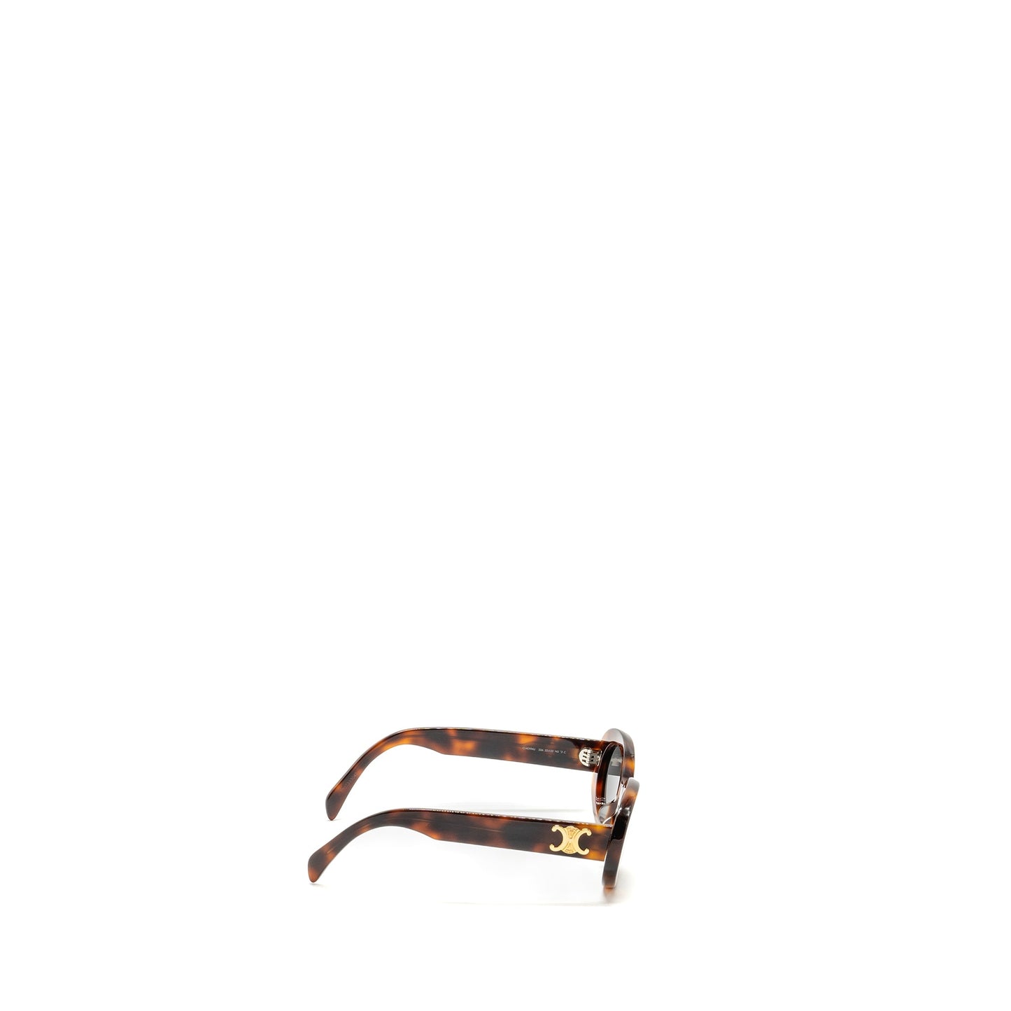 Celine Triomphe 01 sunglasses blonde Havana GHW