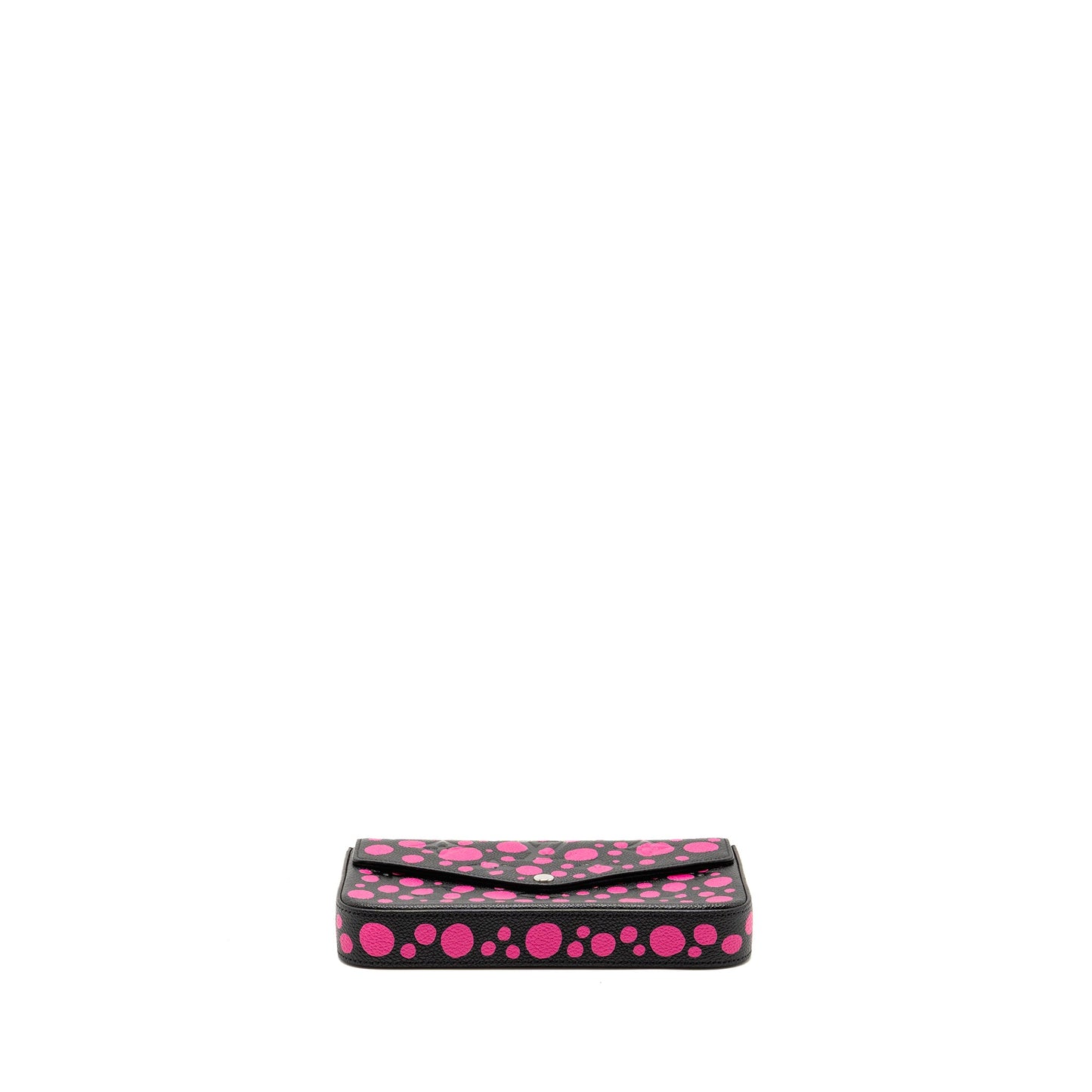 Louis Vuitton Yayoi Kusama Felicie Pochette Monogram Empreinte Leather Black/Pink SHW