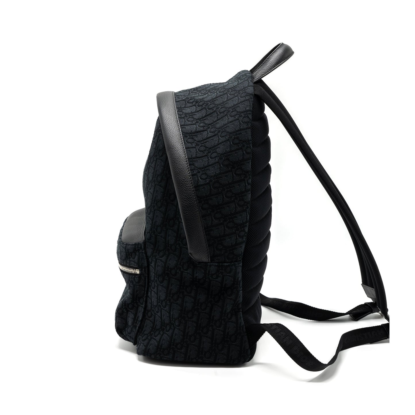 Luxury Dior Rider Backpack Black Luxury Dior Oblique Jacquard SHW