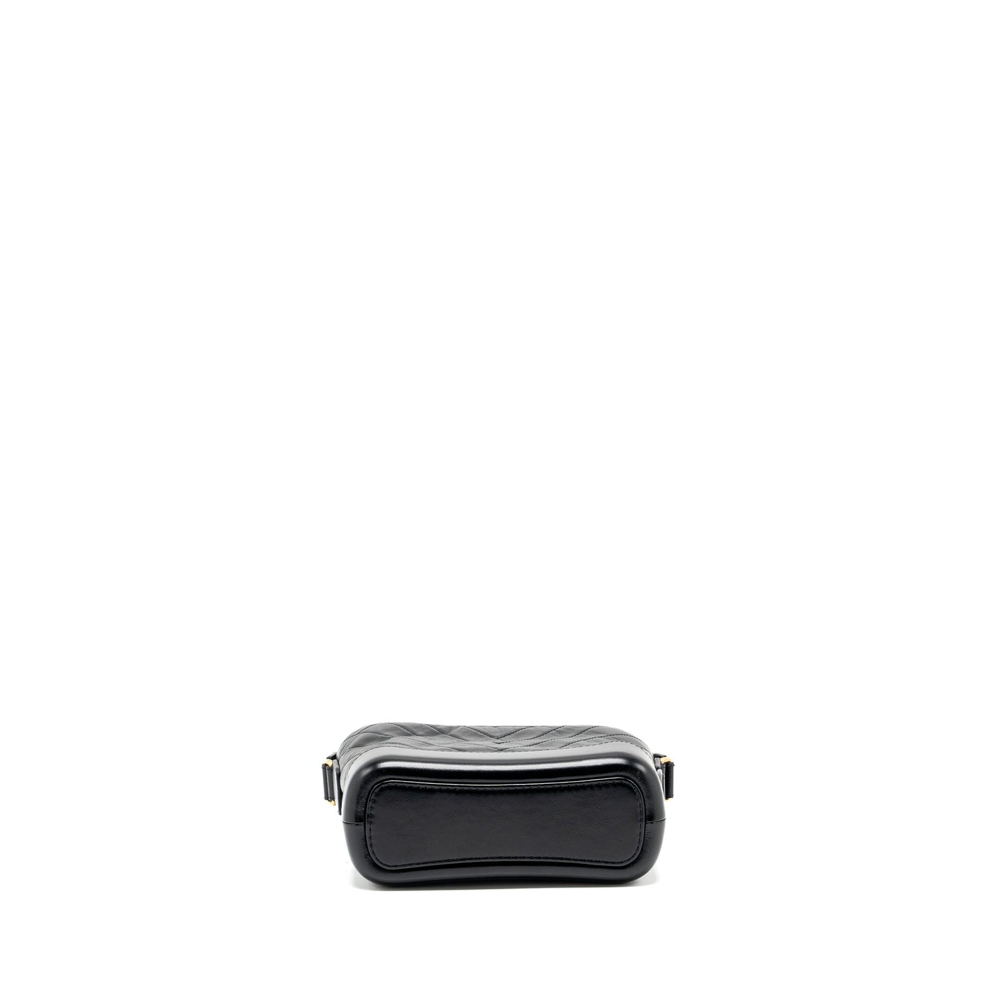 Chanel Small Chevron Gabrielle bag calfskin black multicolour hardware