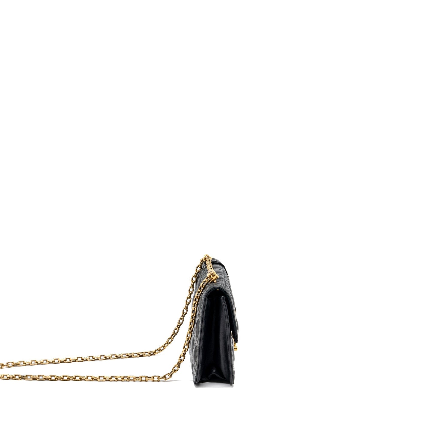 Luxury Dior Addict Flap Bag lambskin black GHW