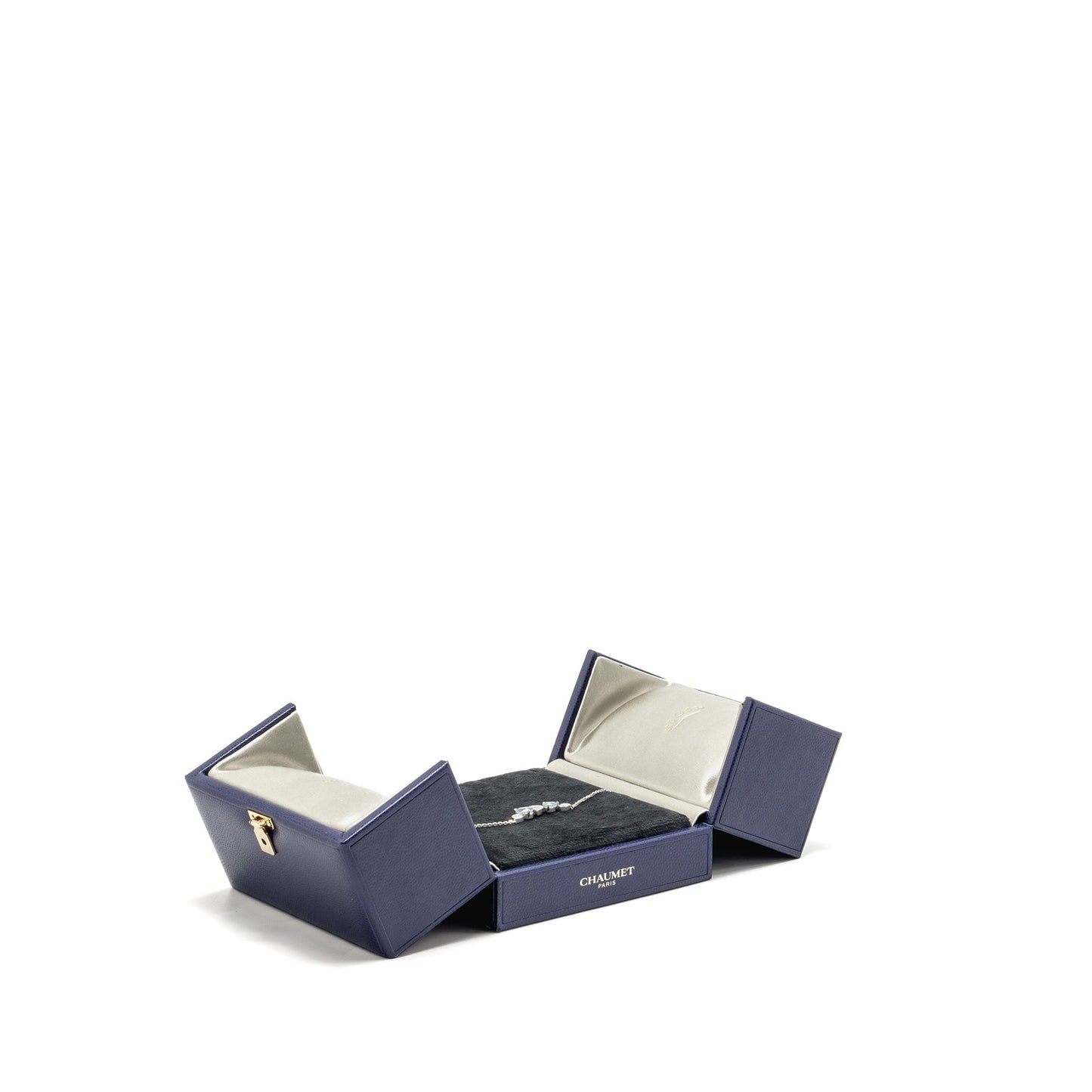 Chaumet Josephine Rinde D’aigrette Necklace White Gold /Aquamarines/Diamonds