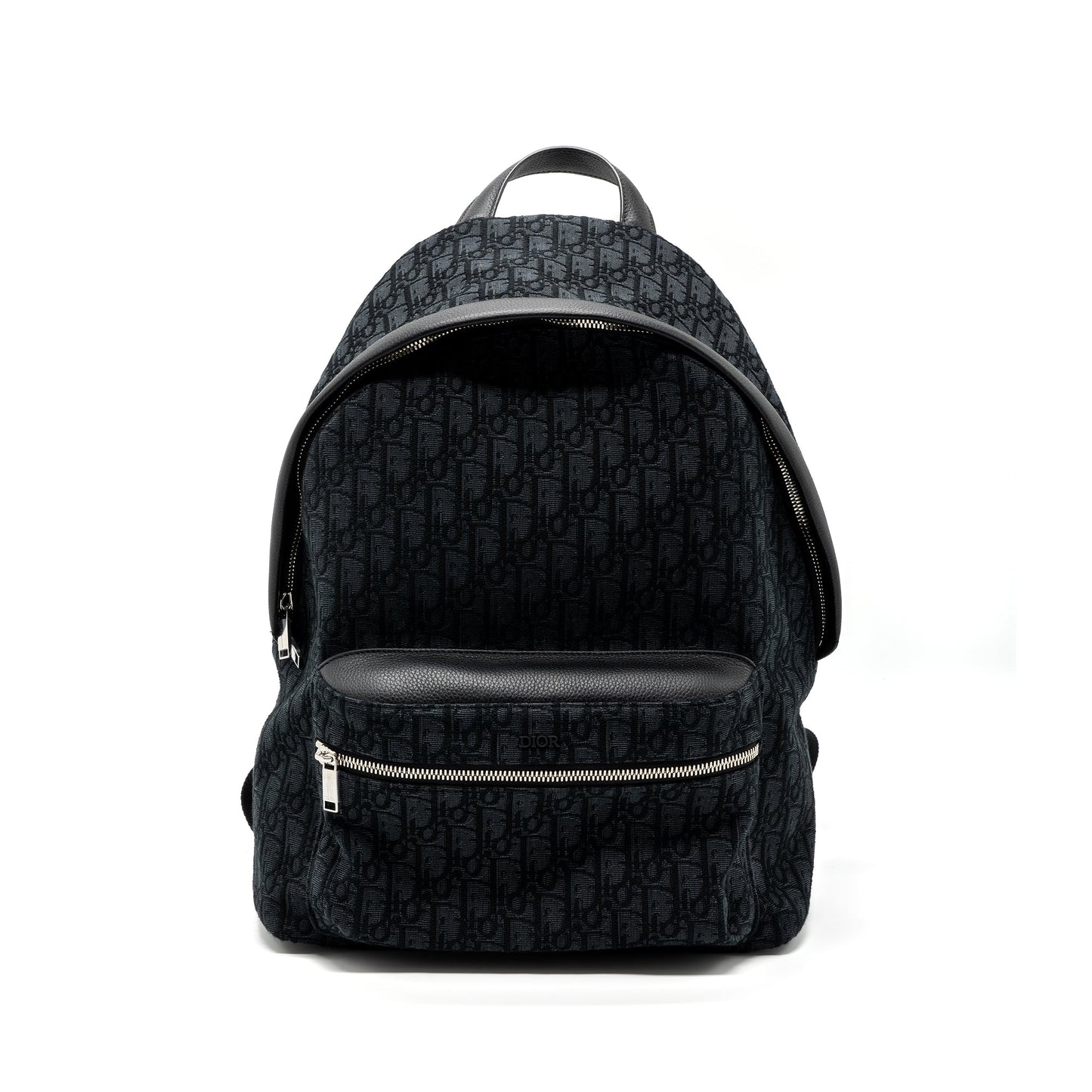 Luxury Dior Rider Backpack Black Luxury Dior Oblique Jacquard SHW